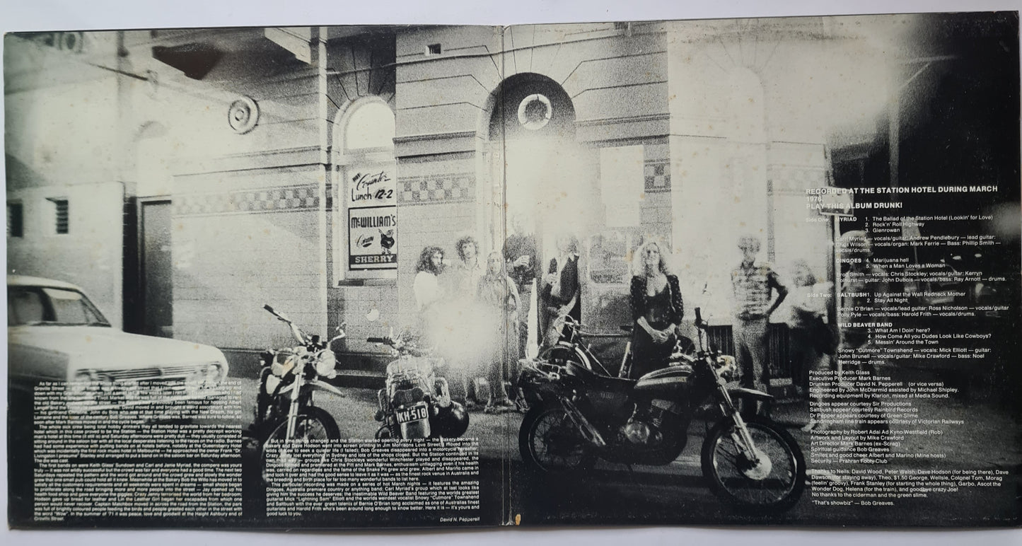 Dingoes, Wild Beaver Band, Myriad, Saltbush – Live At The Station - 1976 - Vinyl Record LP - Sound Hound Records
