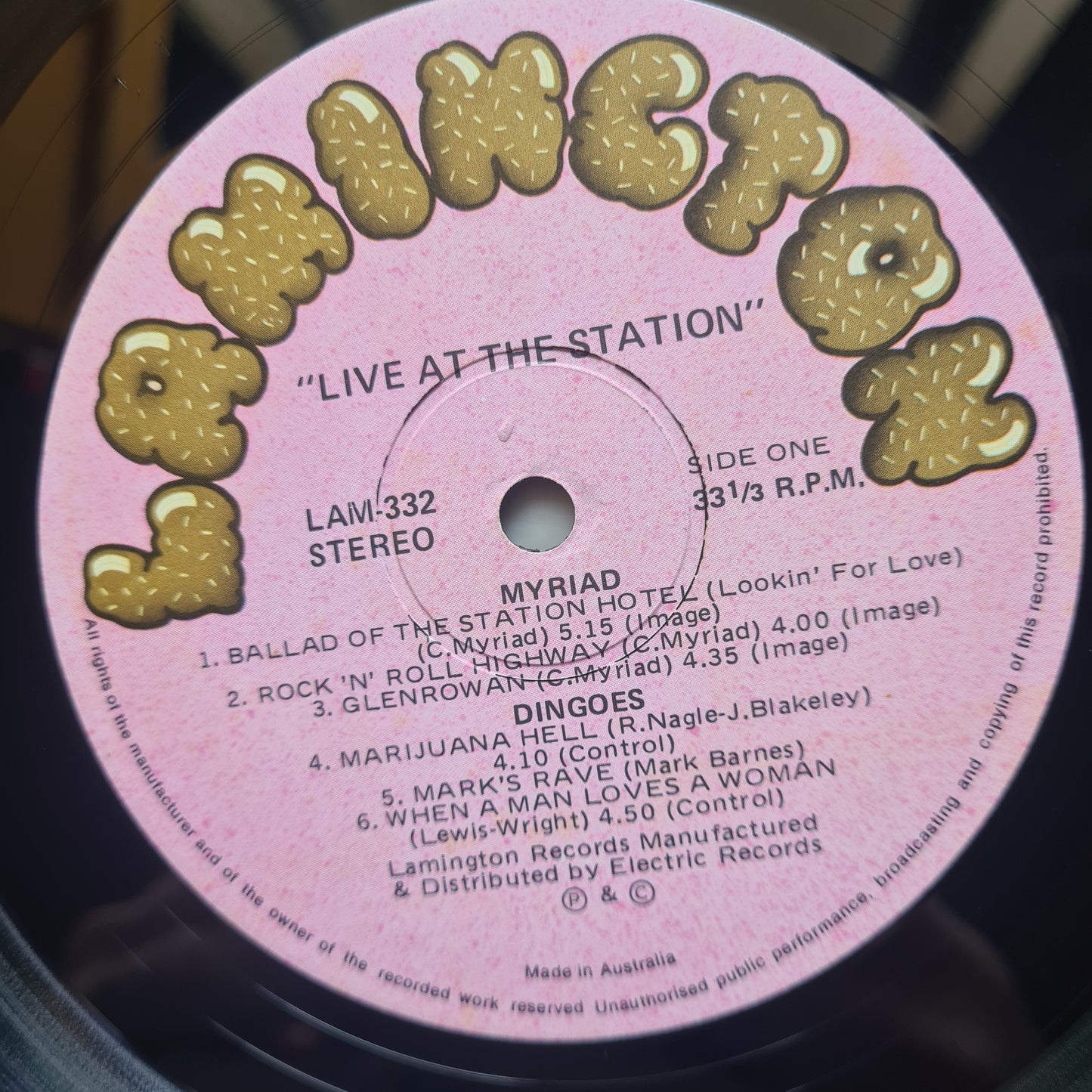 Dingoes, Wild Beaver Band, Myriad, Saltbush – Live At The Station - 1976 - Vinyl Record LP - Sound Hound Records
