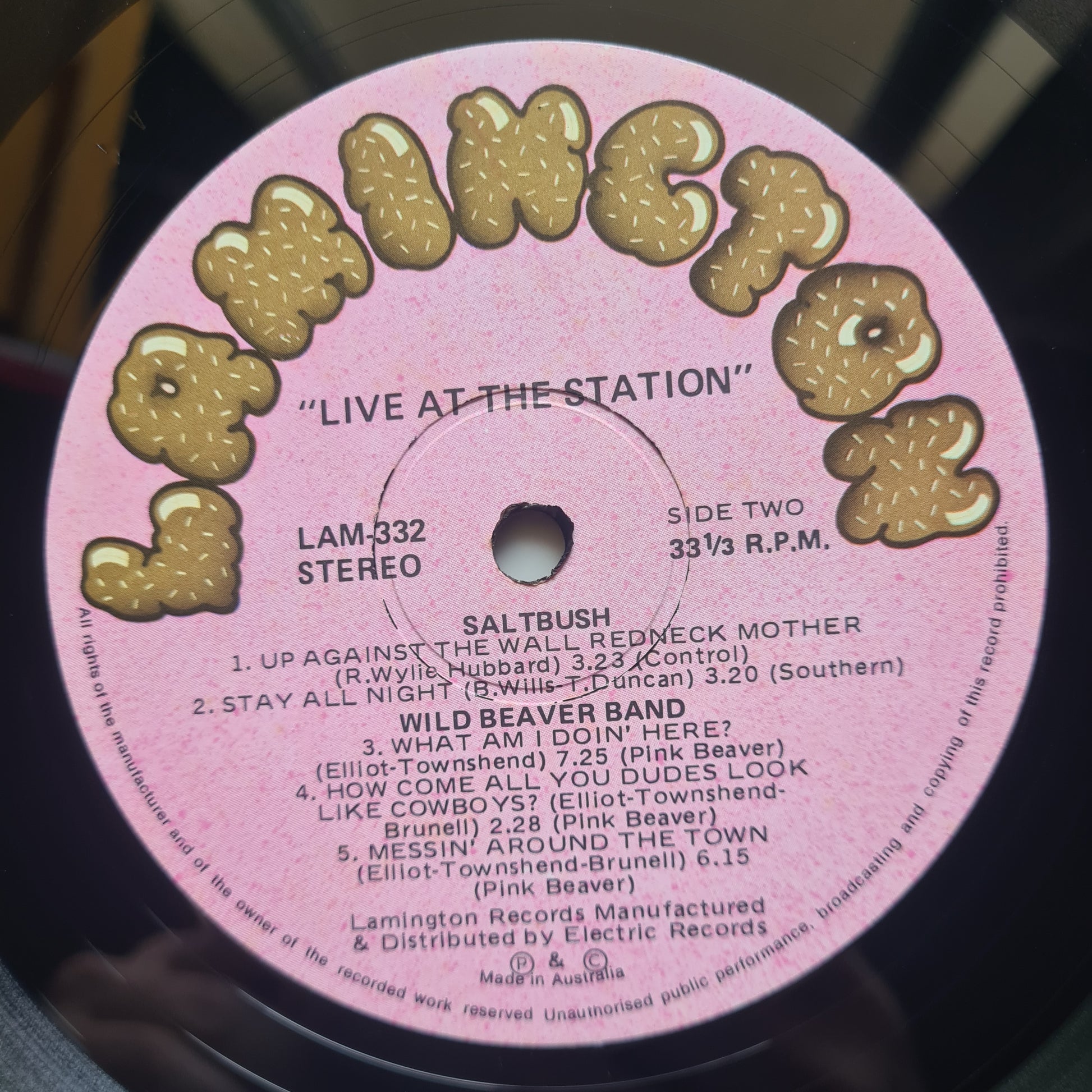 Dingoes, Wild Beaver Band, Myriad, Saltbush – Live At The Station - 1976 - Vinyl Record LP - Sound Hound Records