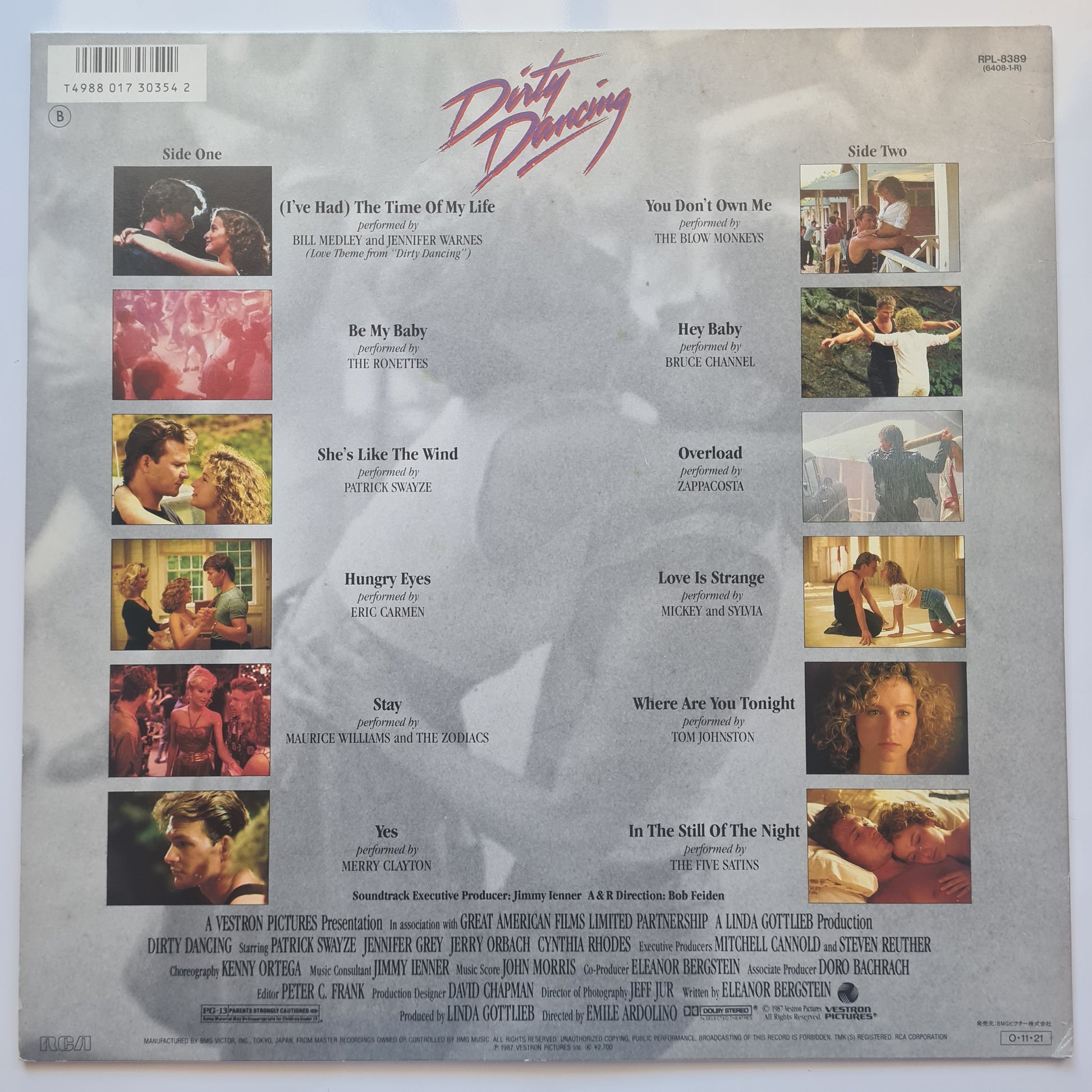 Dirty Dancing – Original Soundtrack From The Motion Picture - 1987 (Japanese pressing) - Vinyl Record LP - Sound Hound Records