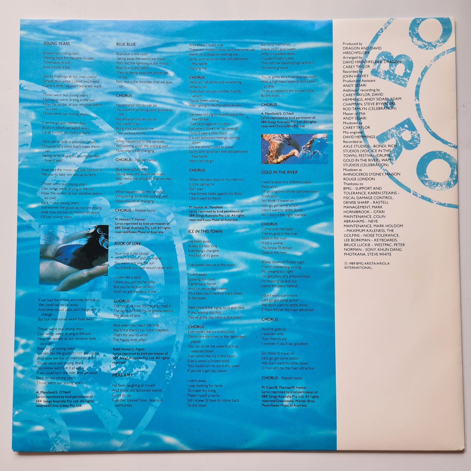 Dragon – Bondi Road - 1989 - Vinyl Record LP - Sound Hound Records