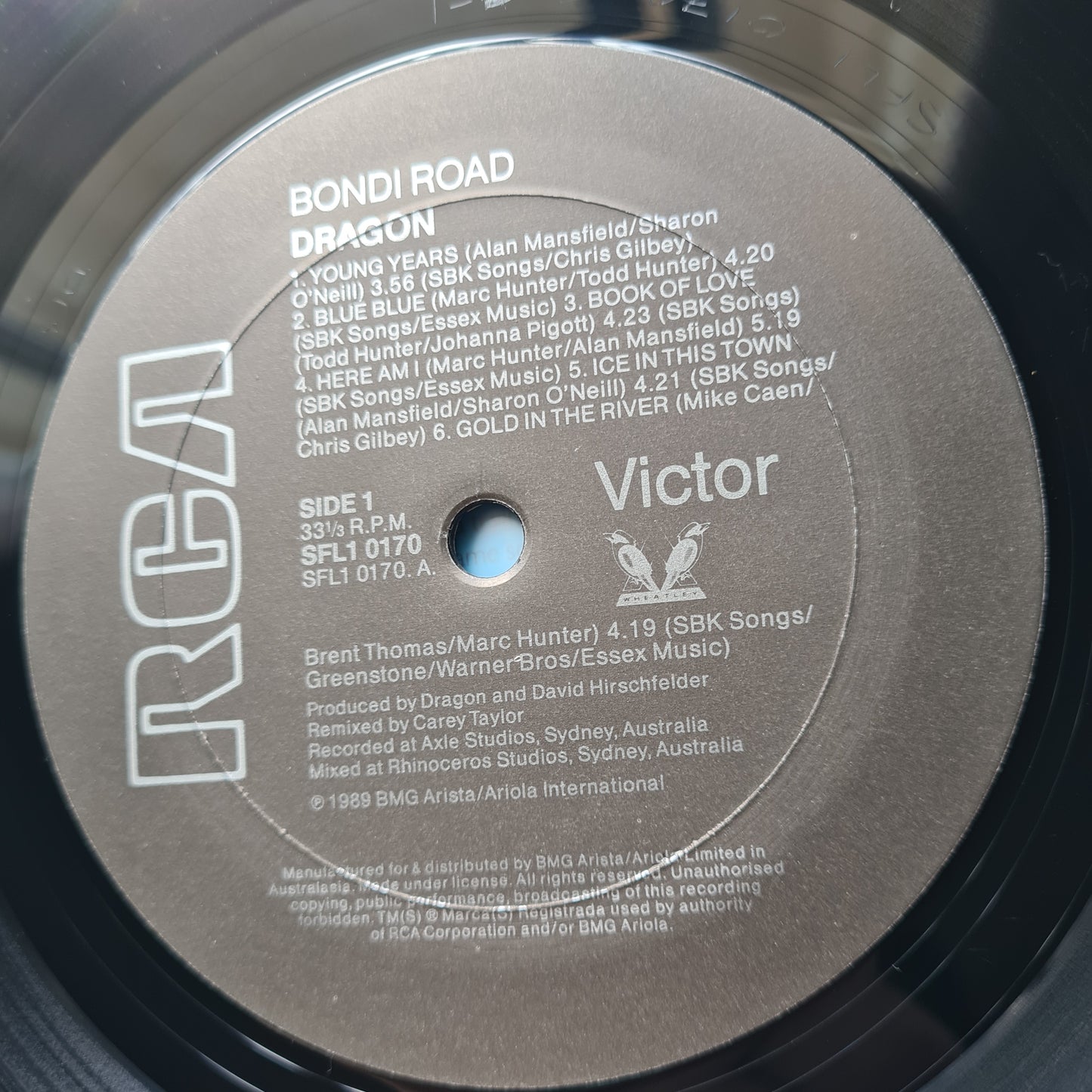 Dragon – Bondi Road - 1989 - Vinyl Record LP - Sound Hound Records