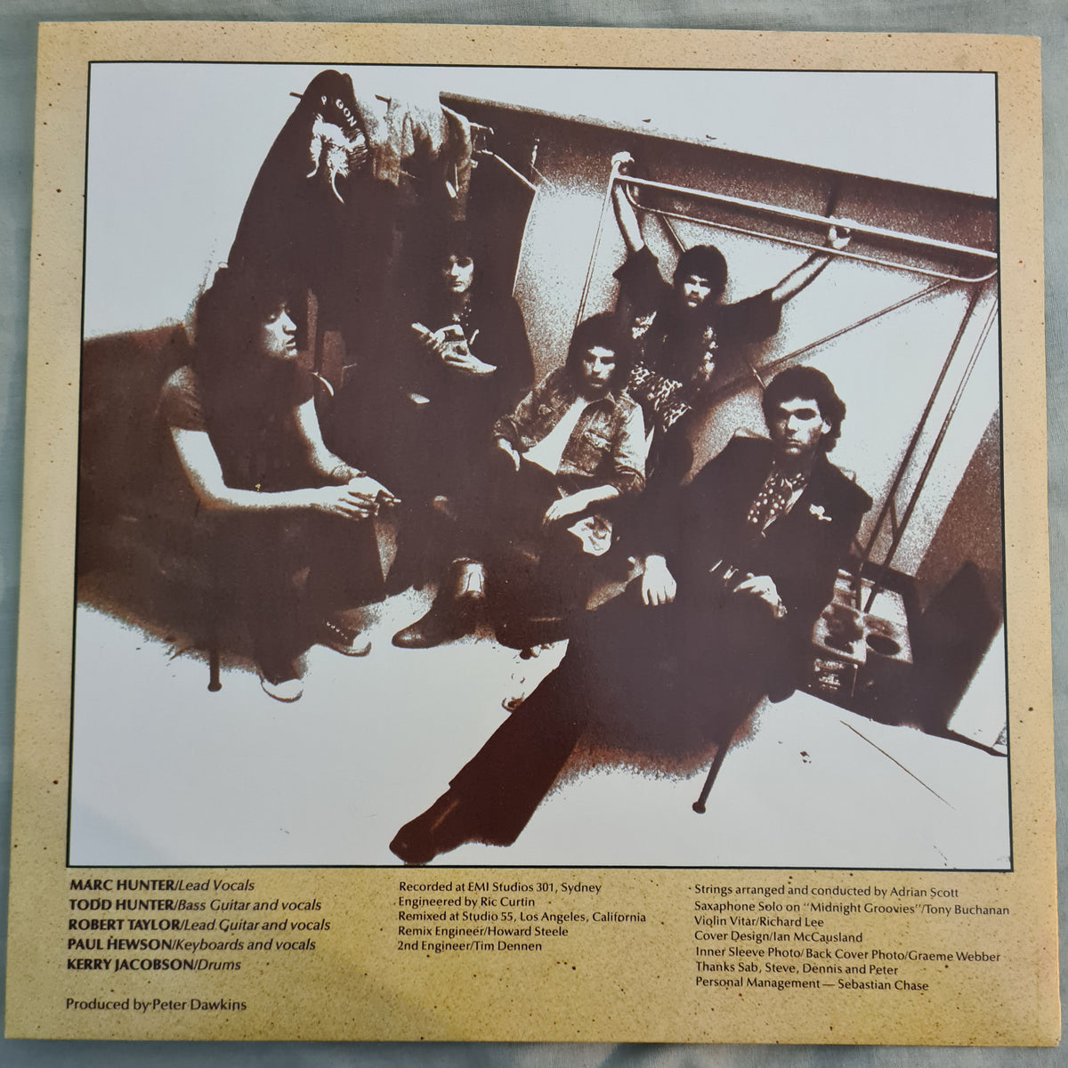 Dragon – Ozambezi - 1978 - Vinyl Record LP *SIGNED by: Todd Hunter, Kerry Jacobson & Robert Taylor* - Sound Hound Records
