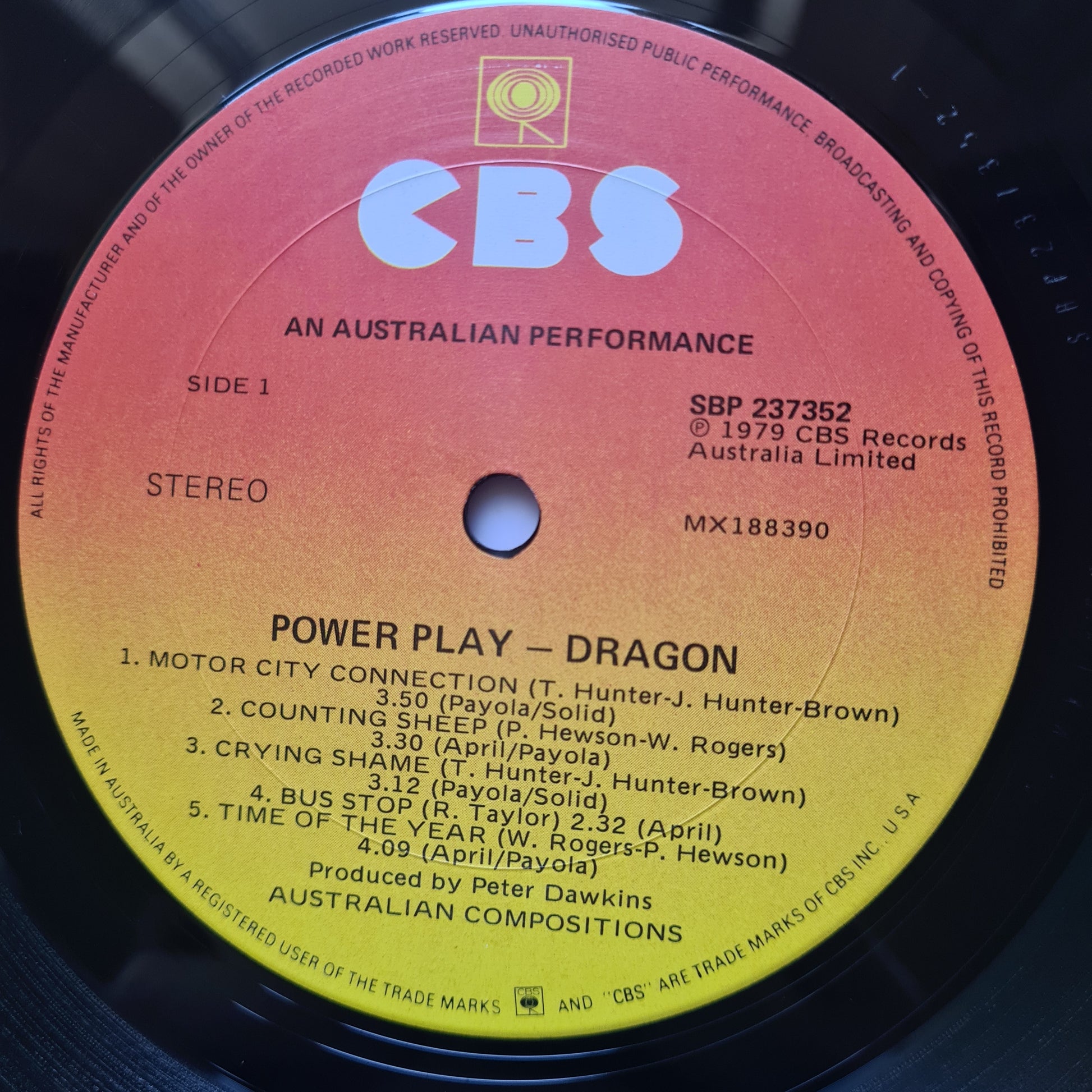 Dragon  – Power Play - 1979 - Vinyl Record LP - Sound Hound Records