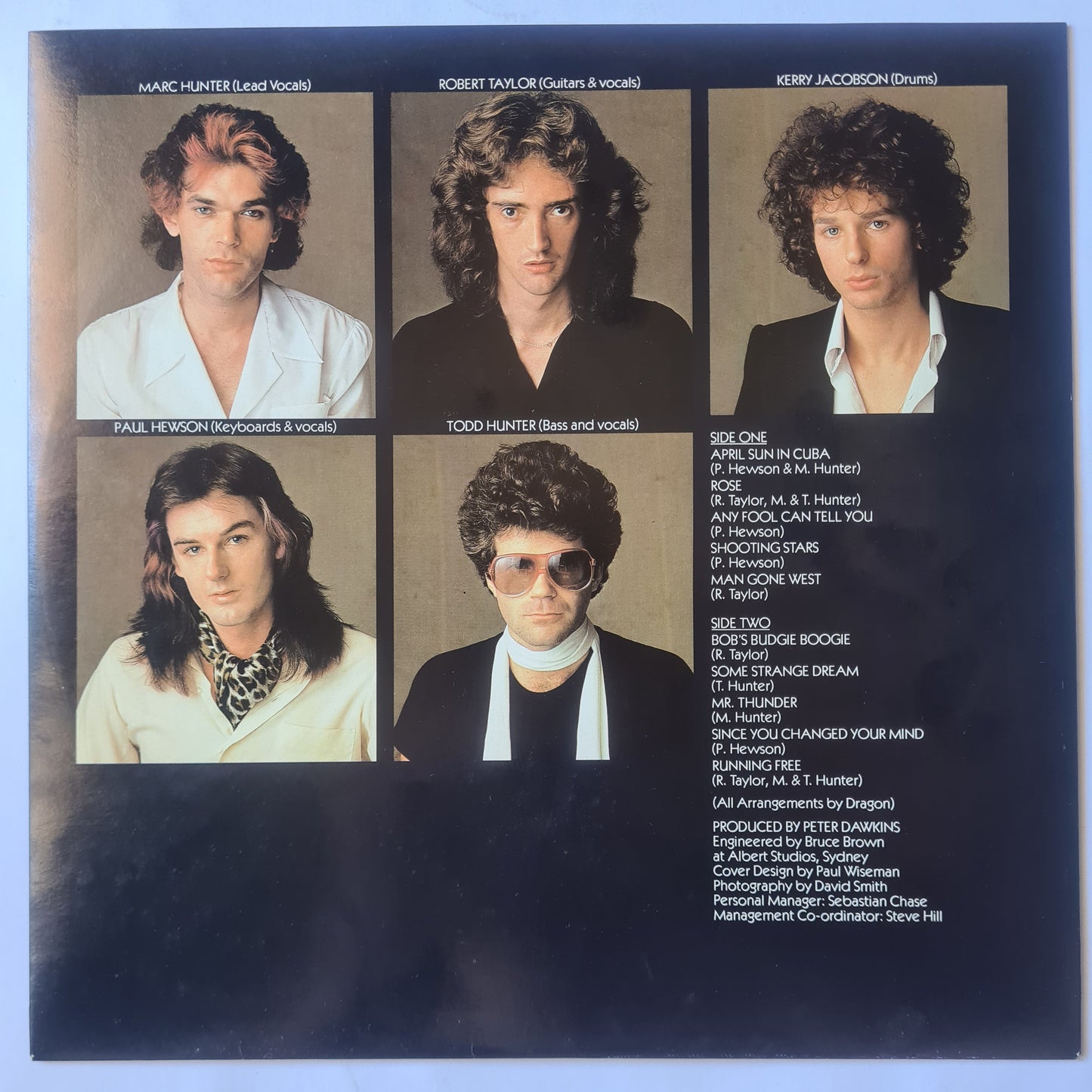Dragon  – Running Free - 1977 - Vinyl Record LP - Sound Hound Records