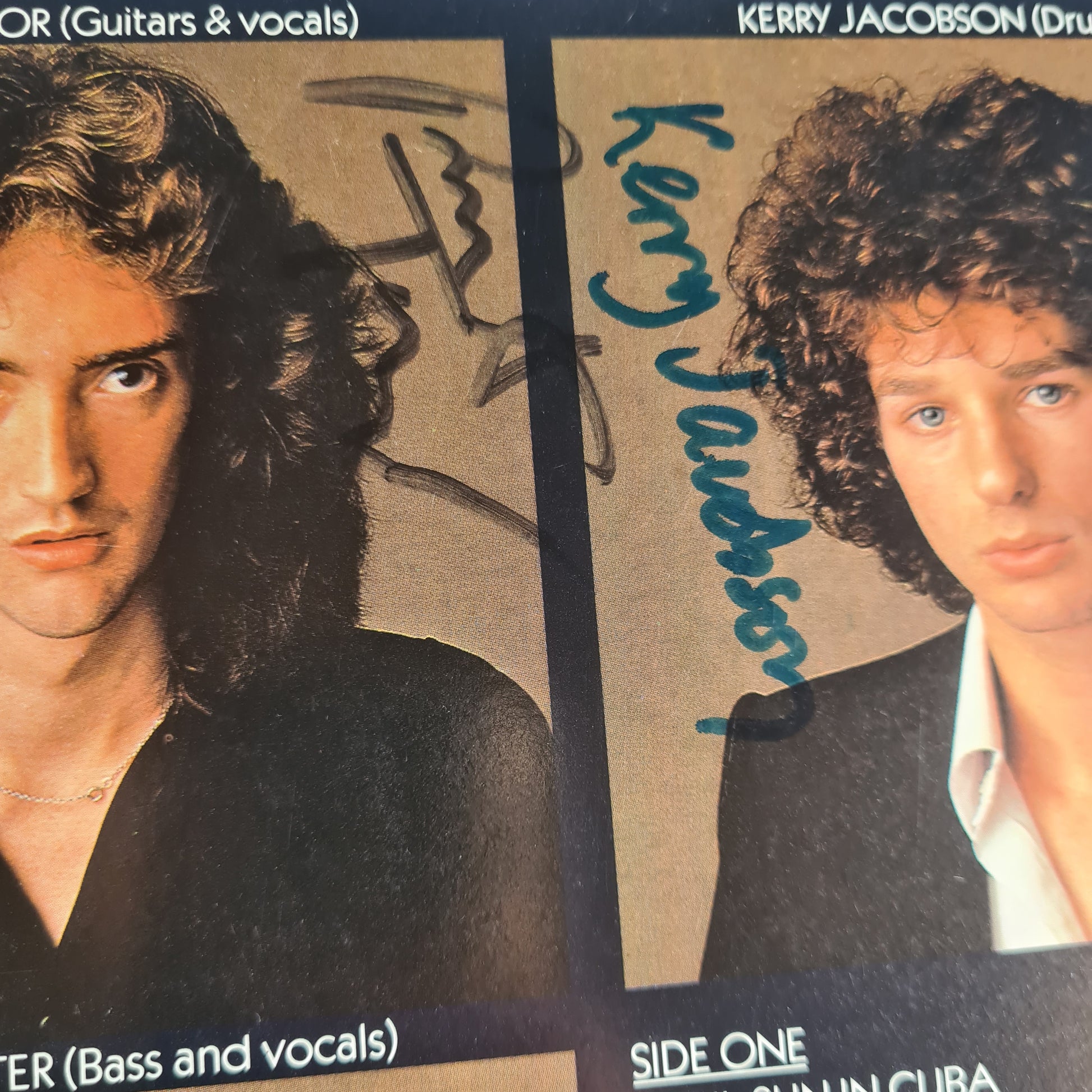 Dragon  – Running Free - *SIGNED by Kerry Jacobson & Robert Taylor - 1977 - Vinyl Record LP  (read description) - Sound Hound Records