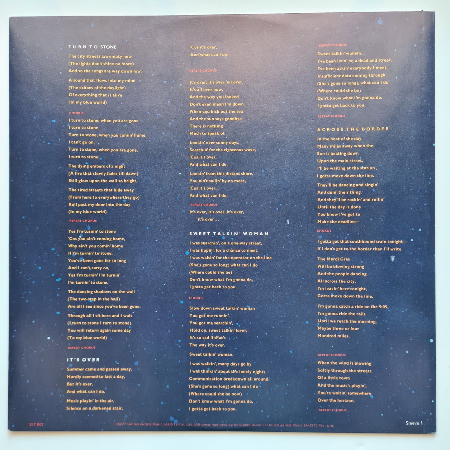 ELO – Out Of The Blue - 1977 (Gatefold) with poster) - Vinyl Record 2LP - Sound Hound Records