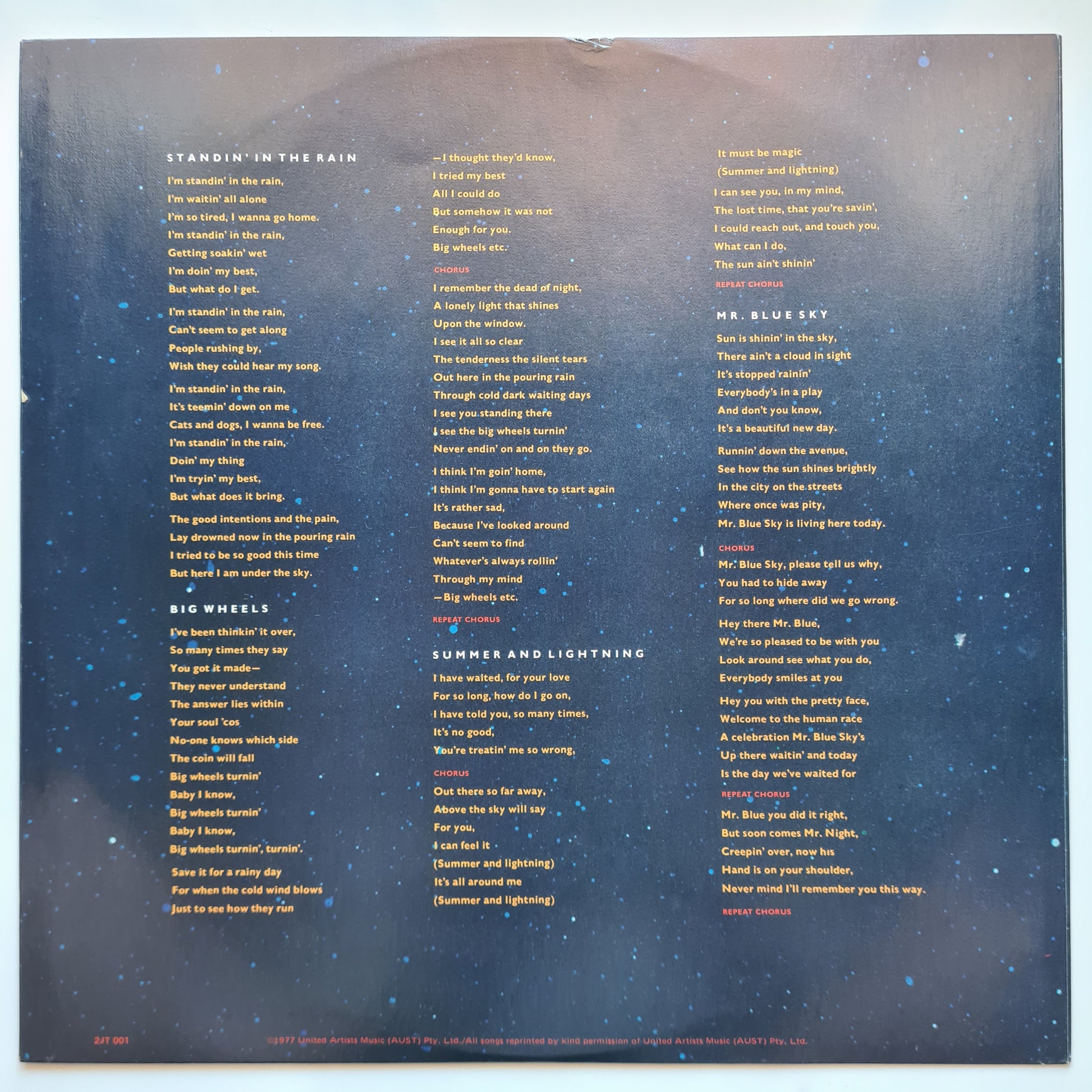 ELO – Out Of The Blue - 1977 (Gatefold) with poster) - Vinyl Record 2LP - Sound Hound Records