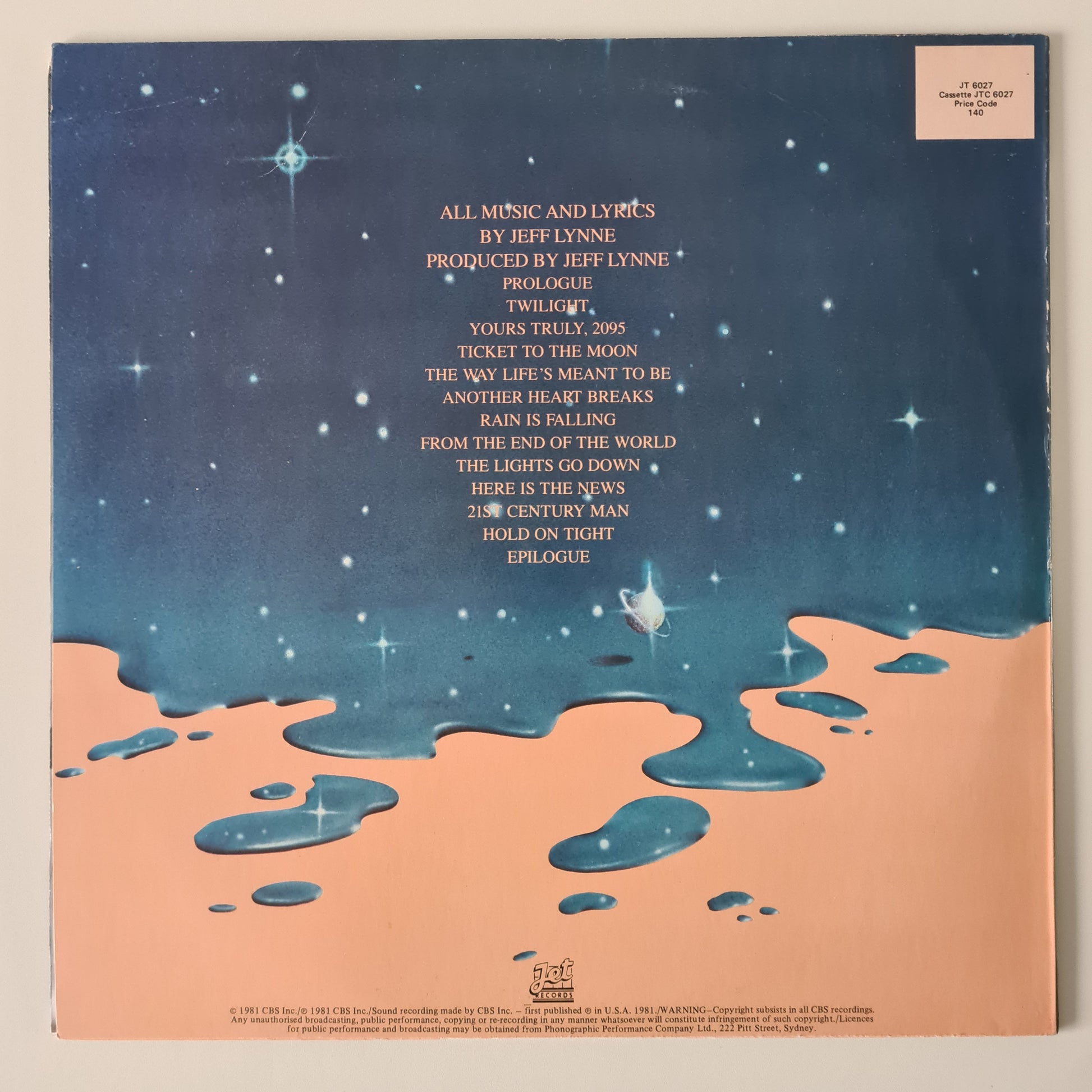 ELO – Time - 1981 - Vinyl Record LP - Sound Hound Records