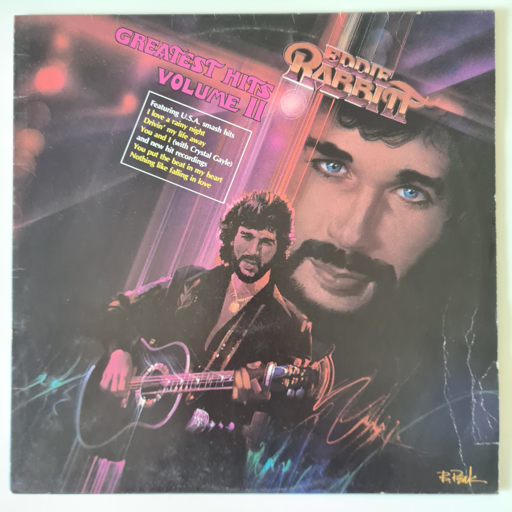 Eddie Rabbitt – Greatest Hits Vol. II - 1983 - Vinyl Record LP - Sound Hound Records