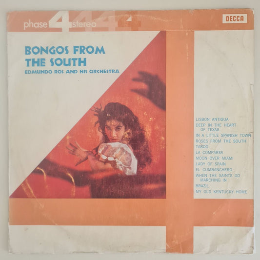 Edmundo Ros & His Orchestra – Bongos From The South - 1961 - Vinyl Record LP