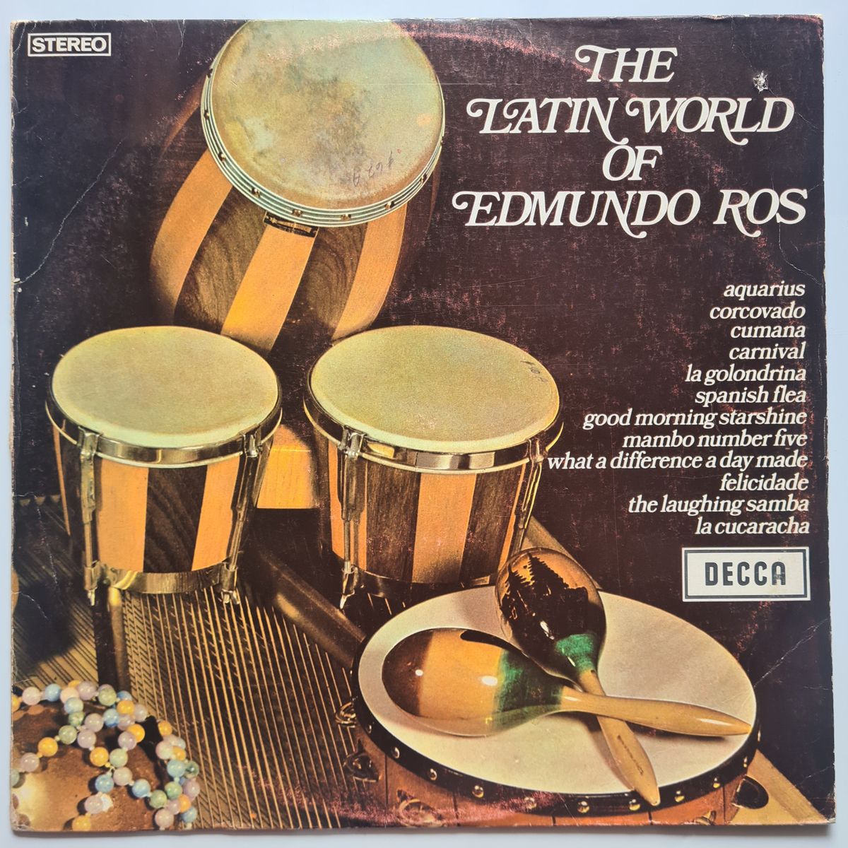 Edmundo Ros & His Orchestra – The Latin World Of Edmundo Ros - 1970 - Vinyl Record LP