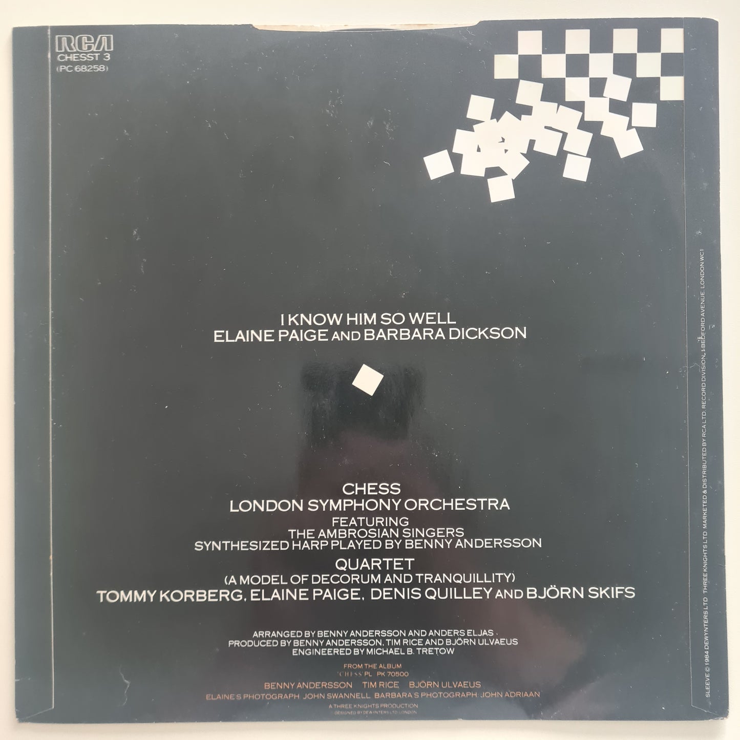 Elaine Paige & Barbara Dickson – I Know Him So Well - 1984 - Vinyl Record 12" Maxi Single - Sound Hound Records