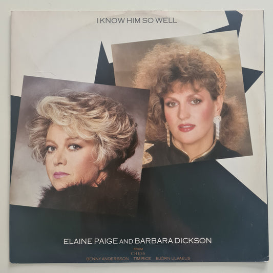 Elaine Paige & Barbara Dickson – I Know Him So Well - 1984 - Vinyl Record 12" Maxi Single - Sound Hound Records