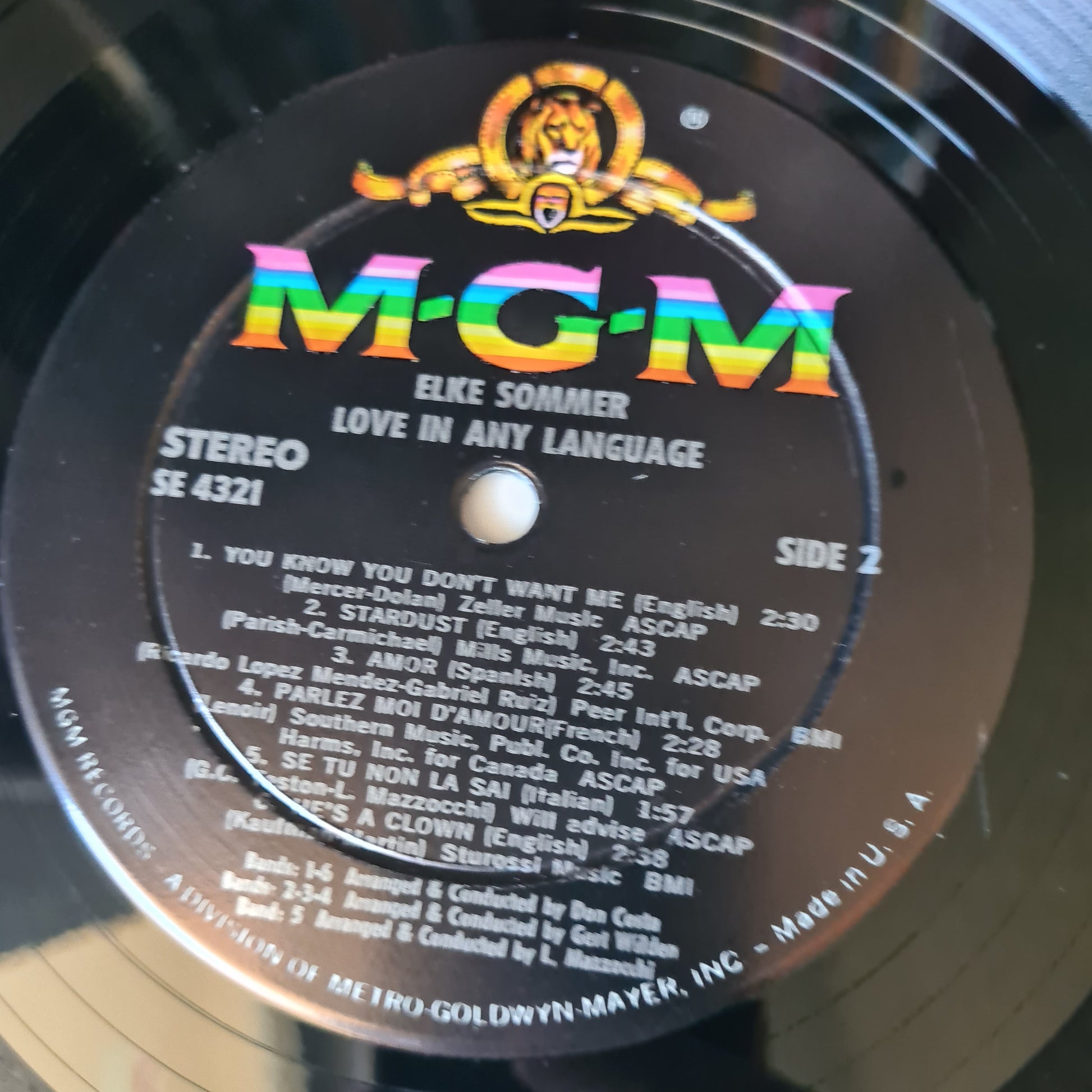 Elke Sommer – Love In Any Language - 1965 - Vinyl Record LP - Sound Hound Records