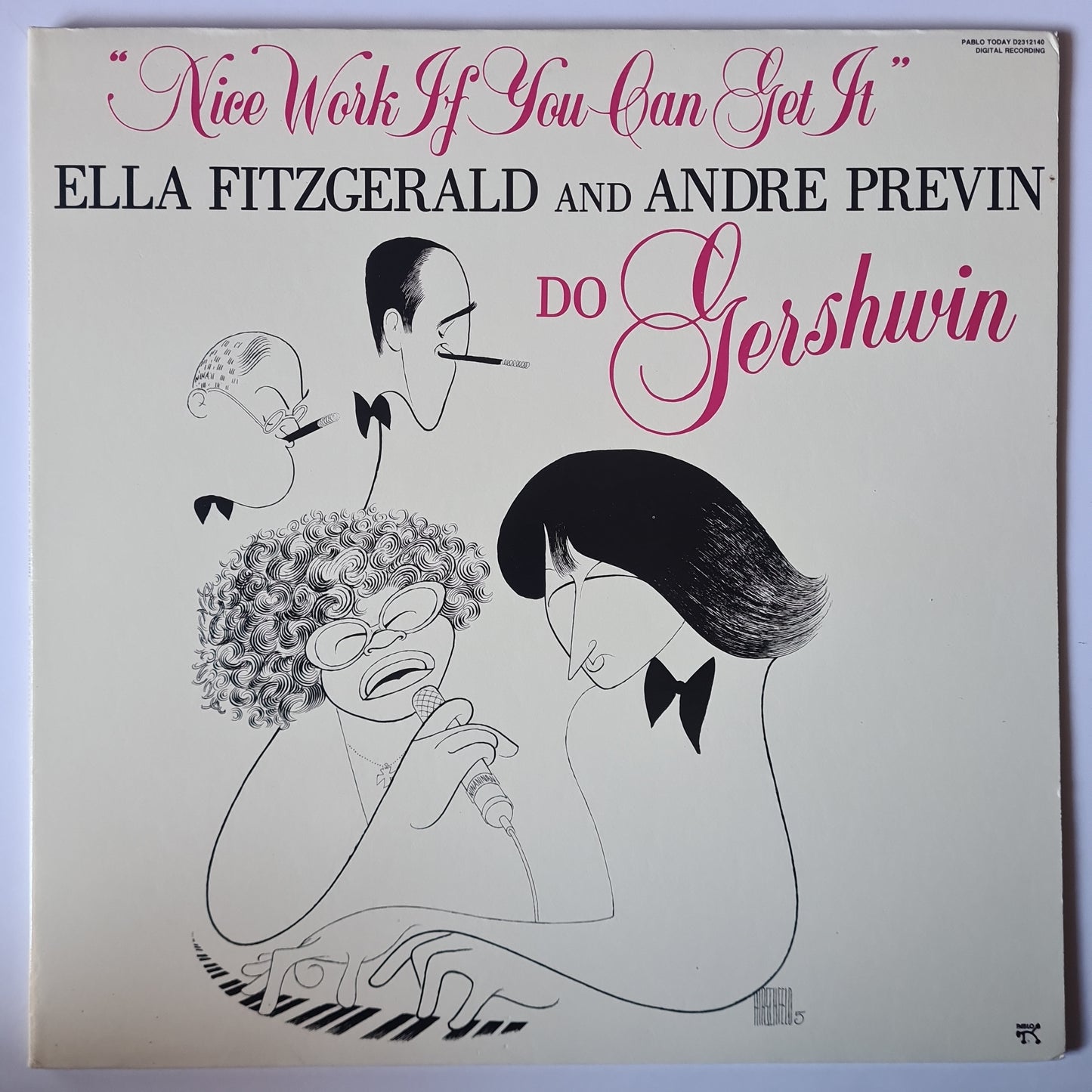 Ella Fitzgerald & Andre Previn – Nice Work If You Can Get It - Ella Fitzgerald And Andre Previn Do Gershwin - 1983 Pressing - Vinyl Record LP - Sound Hound Records