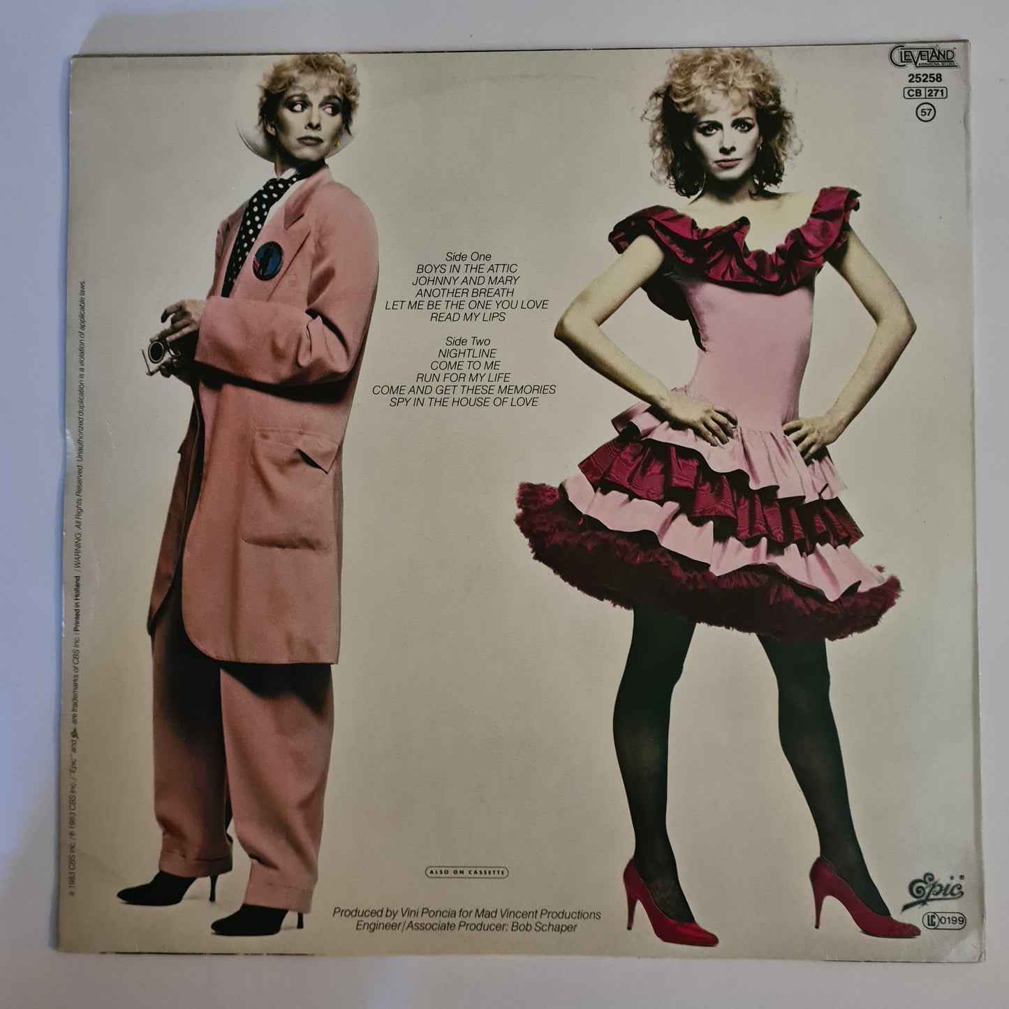 Ellen Foley - Another Breath - 1983 - Vinyl Record LP - Sound Hound Records