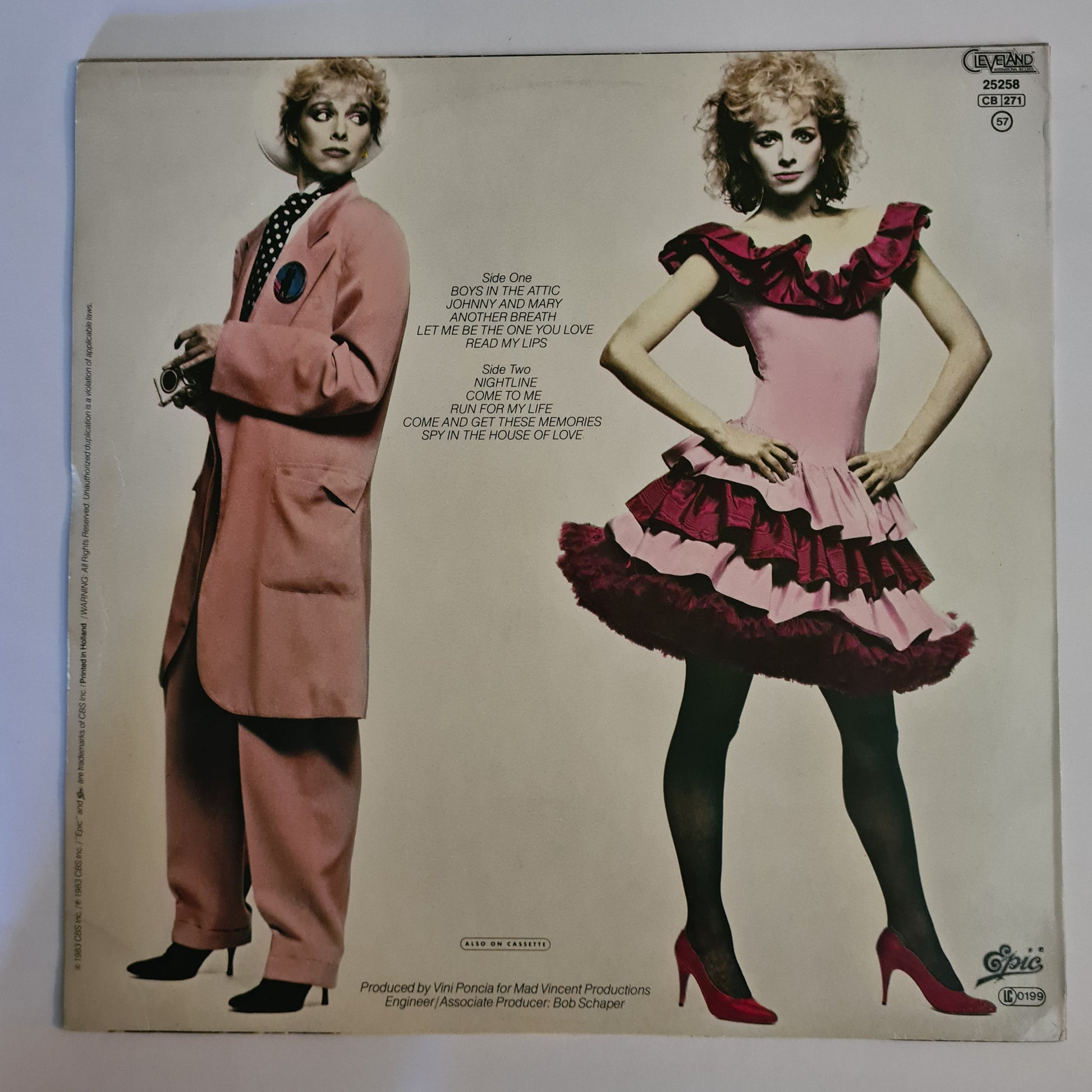 Ellen Foley - Another Breath - 1983 - Vinyl Record LP - Sound Hound Records