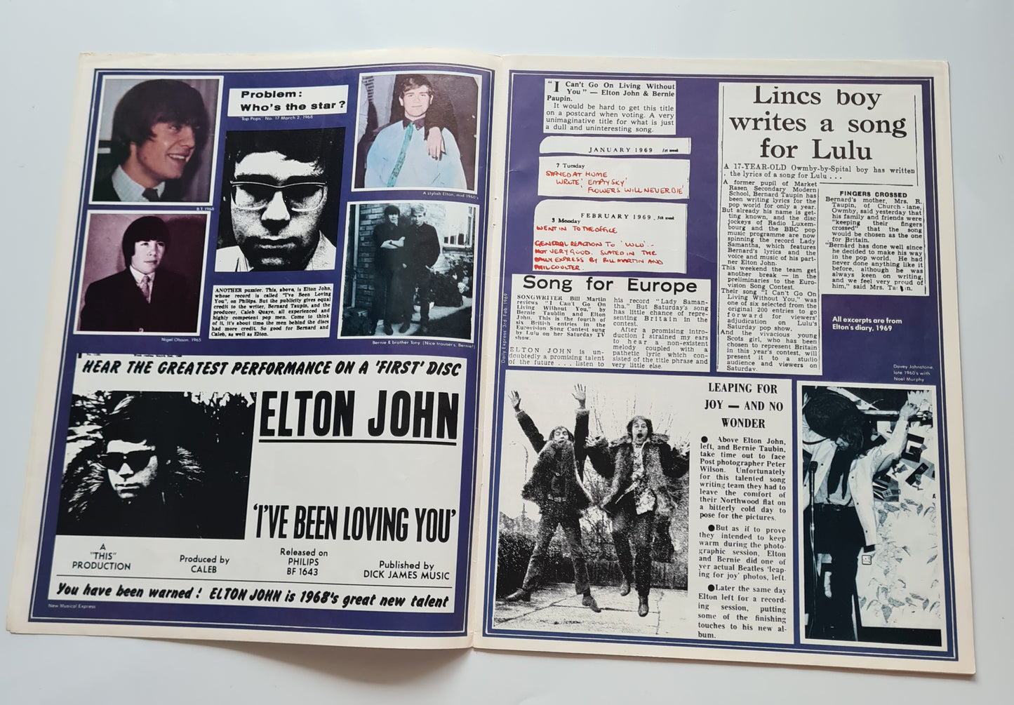 Elton John – Captain Fantastic & The Brown Dirt Cowboy - 1975 (First UK Pressing) - Vinyl Record LP  (with booklets) - Sound Hound Records