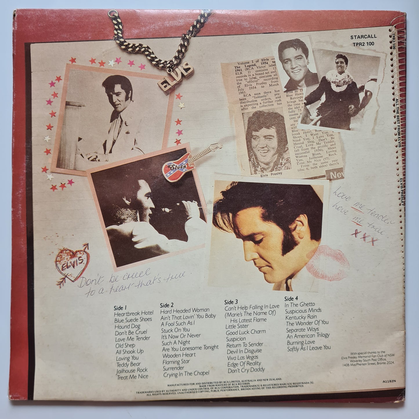 Elvis Presley – All the Best - 1982 (Gatefold) - Vinyl Record 2LP - Sound Hound Records