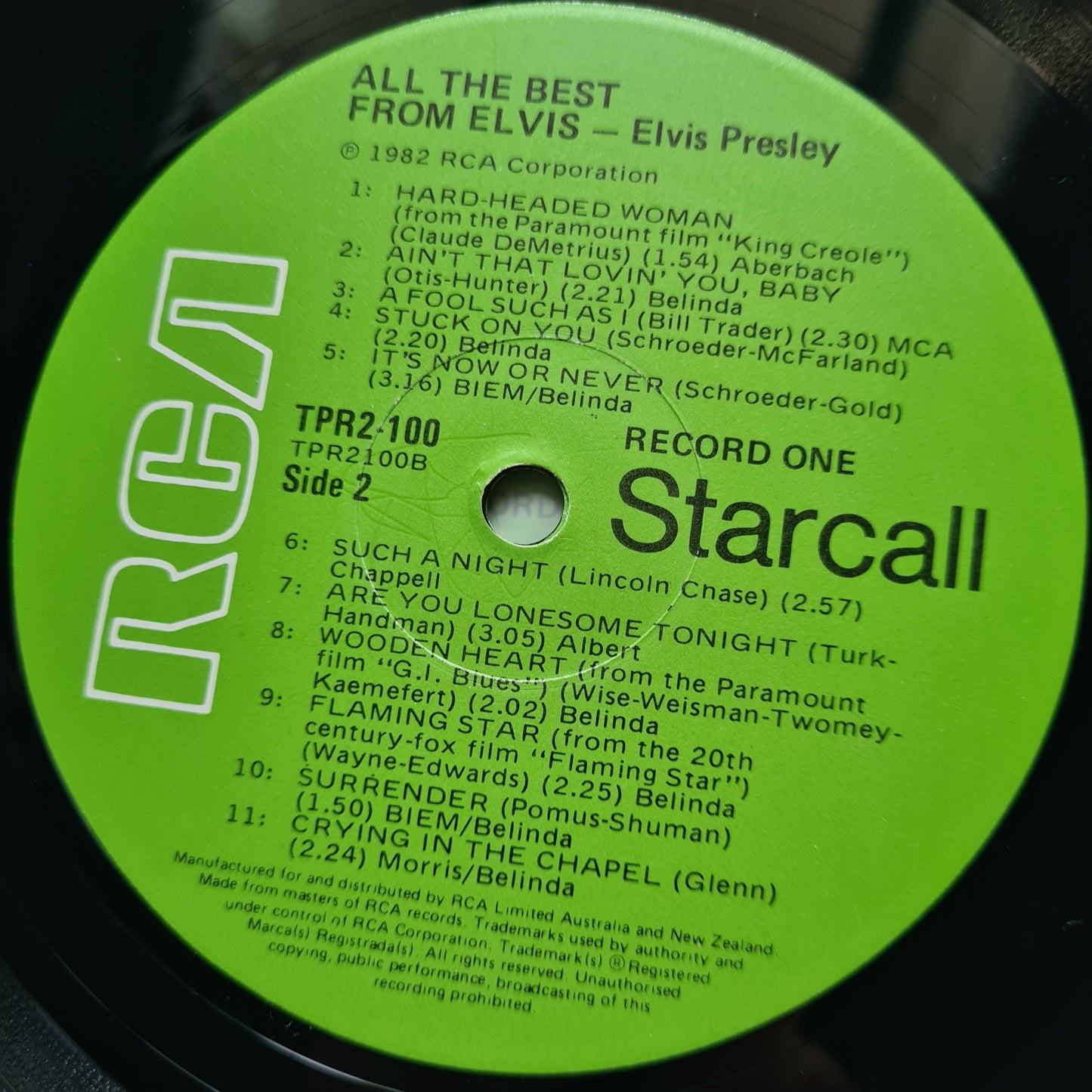 Elvis Presley – All the Best - 1982 (Gatefold) - Vinyl Record 2LP - Sound Hound Records