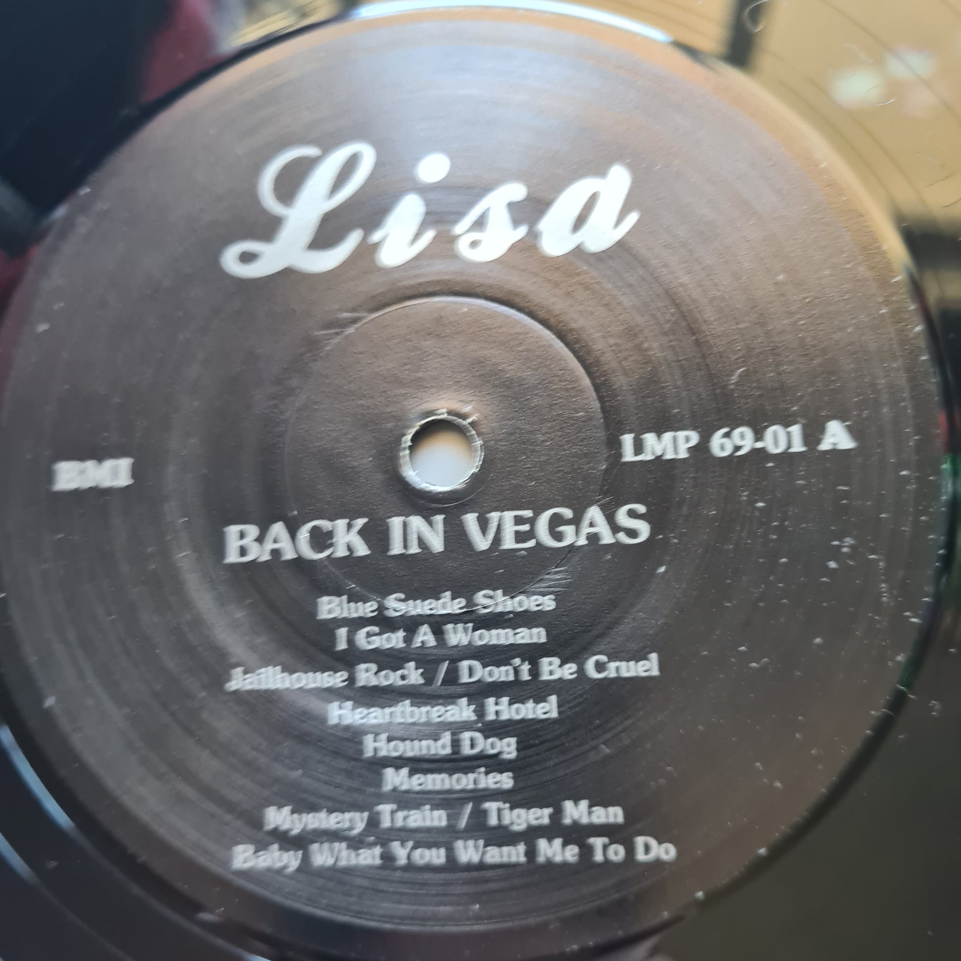 Elvis Presley – Elvis Back In Vegas - 1986 - Vinyl Record LP *RARE* - Sound Hound Records