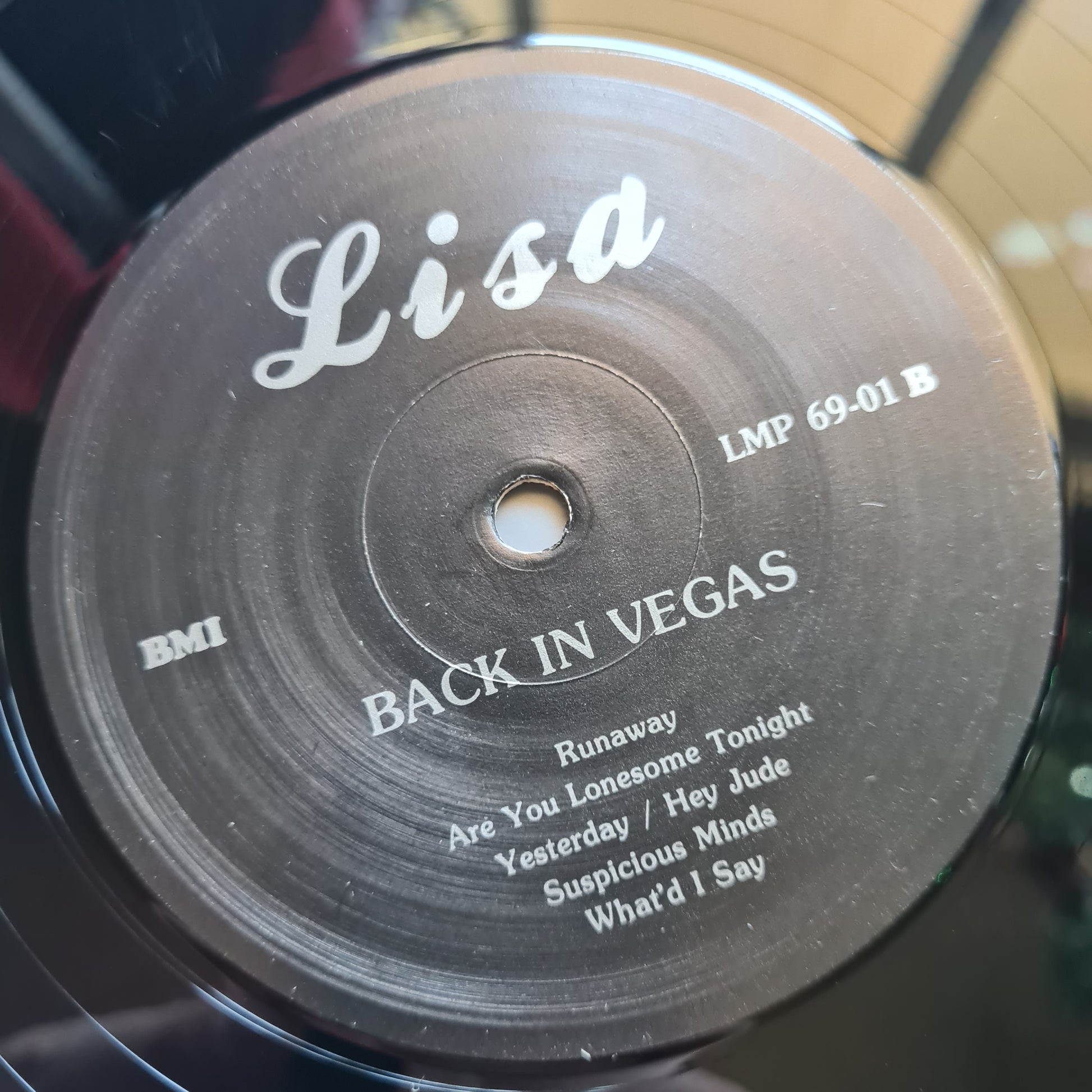 Elvis Presley – Elvis Back In Vegas - 1986 - Vinyl Record LP *RARE* - Sound Hound Records