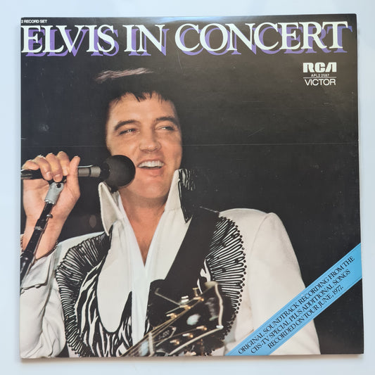 Elvis Presley – Elvis In Concert - 1977 - Vinyl Record 2LP - Sound Hound Records