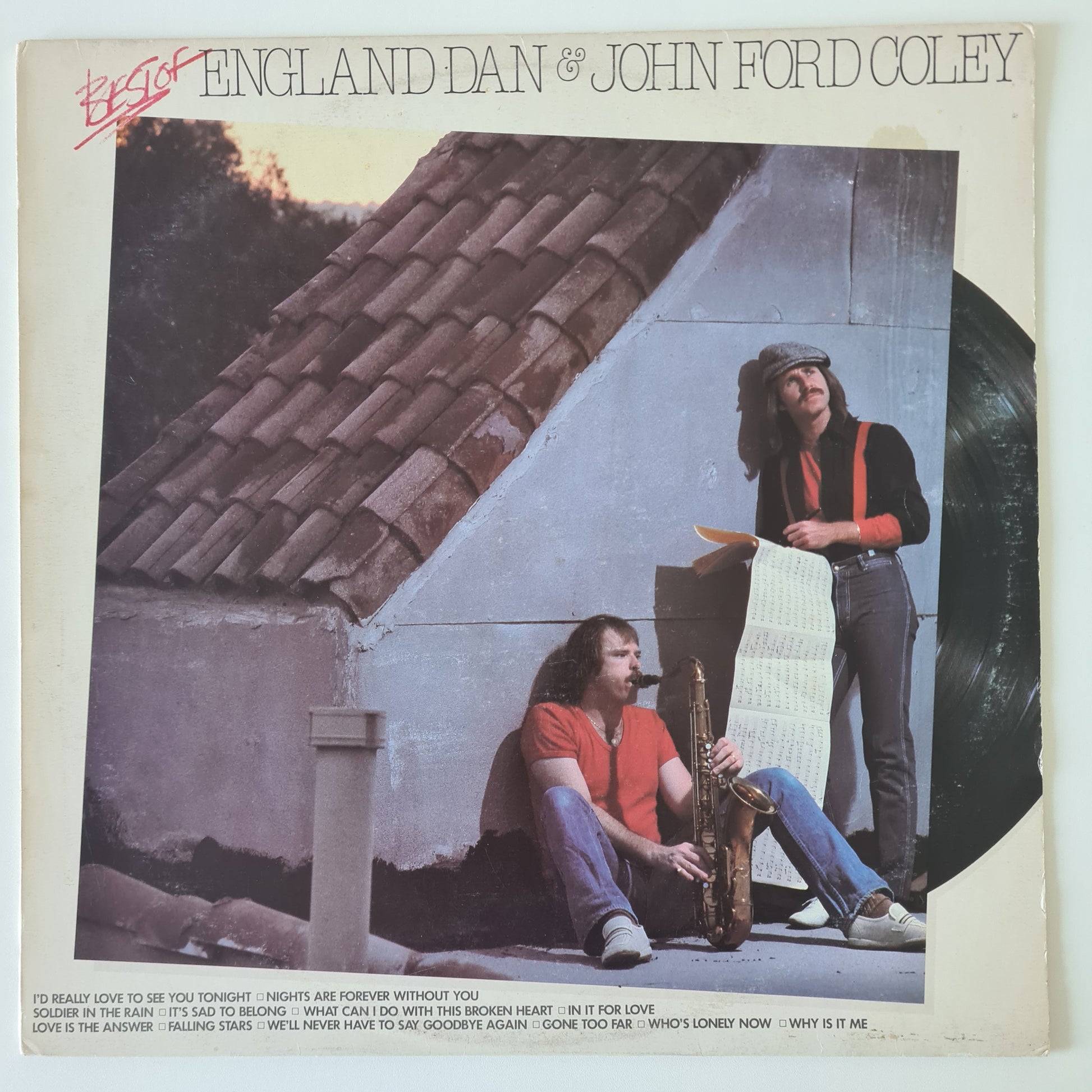 England Dan & John Ford Coley – Best Of England Dan & John Ford Coley - 1979 - Vinyl Record LP - Sound Hound Records