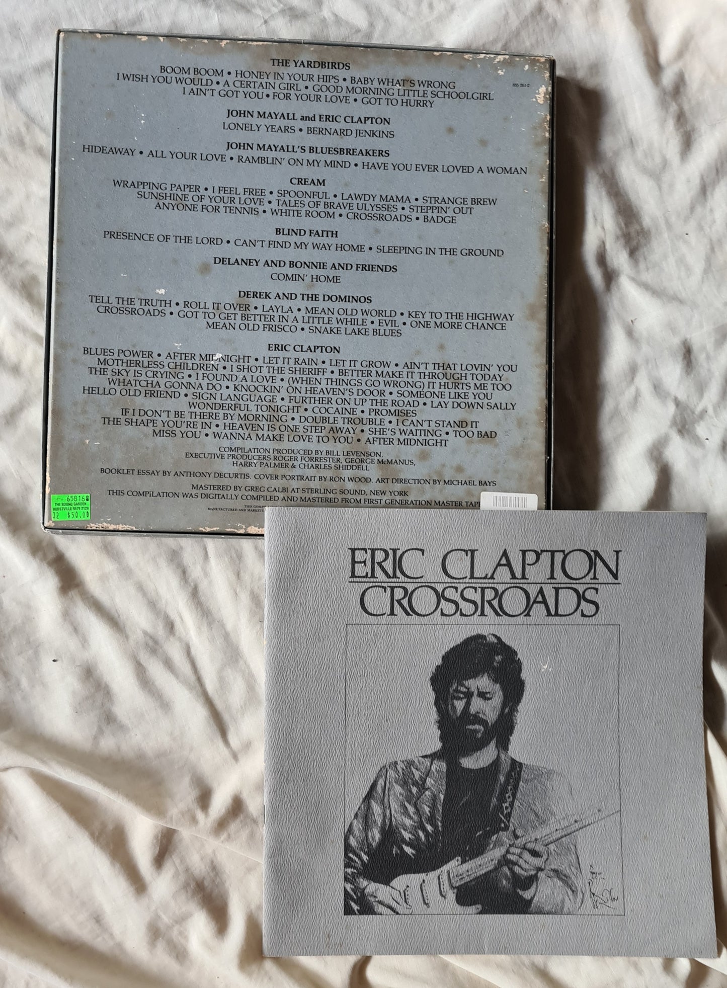 Eric Clapton (Cream, Yardbirds) - Crossroads - 1988 - 4 x CD Box Set - Sound Hound Records