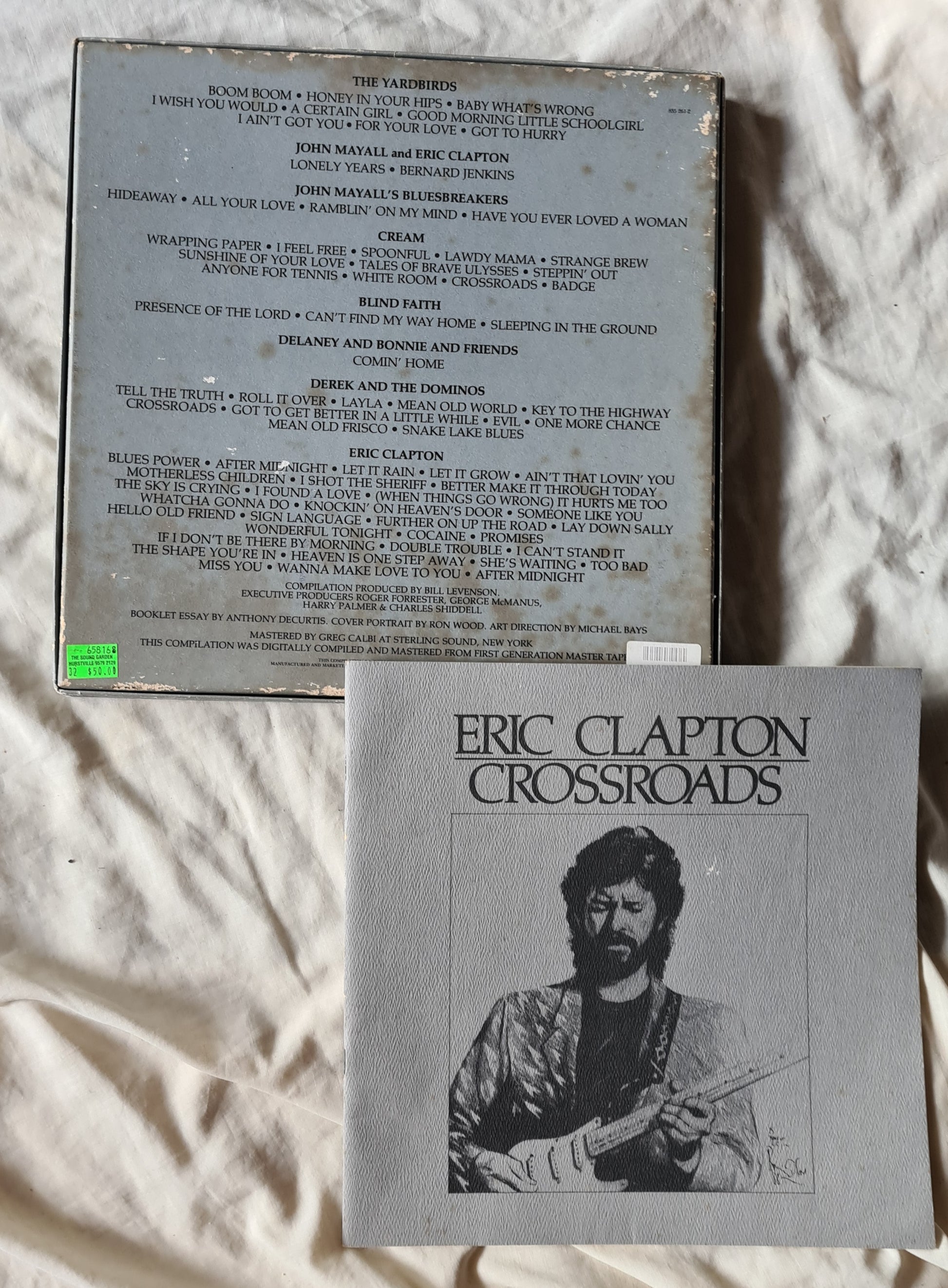 Eric Clapton (Cream, Yardbirds) - Crossroads - 1988 - 4 x CD Box Set - Sound Hound Records
