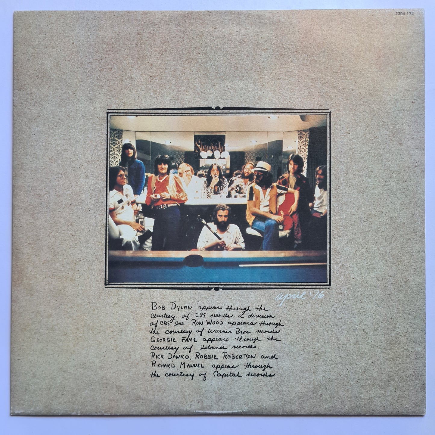 Eric Clapton – No Reason To Cry - 1976 - Vinyl Record LP - Sound Hound Records