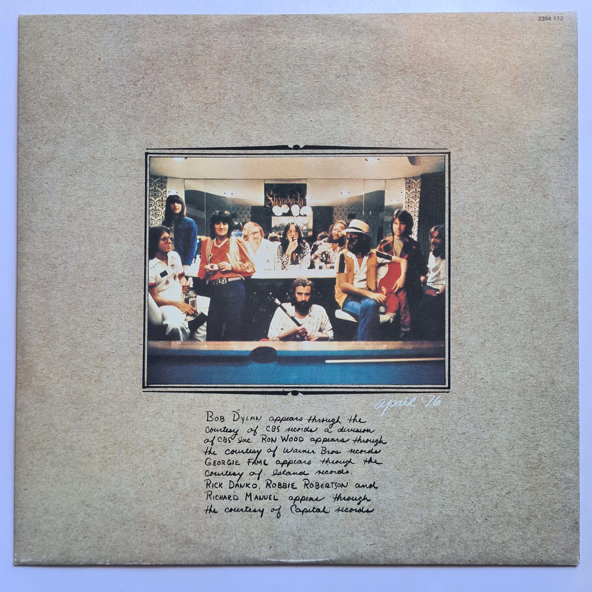Eric Clapton – No Reason To Cry - 1976 - Vinyl Record LP - Sound Hound Records