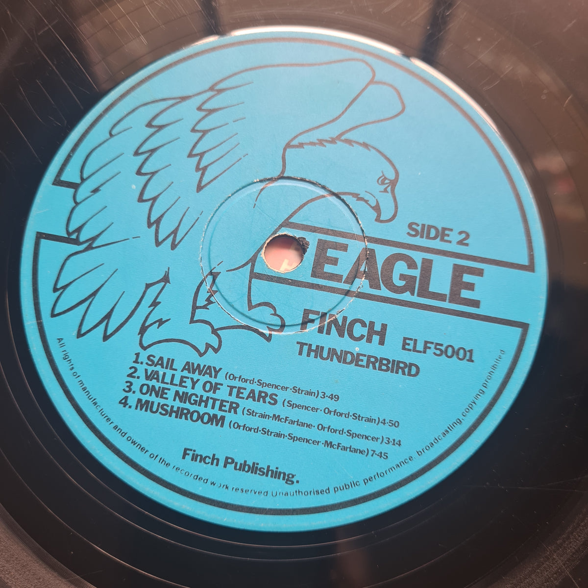 Finch – Thunderbird - 1976 (Oz Hard Rock Gem!) - Vinyl Record LP *Please read description* - Sound Hound Records