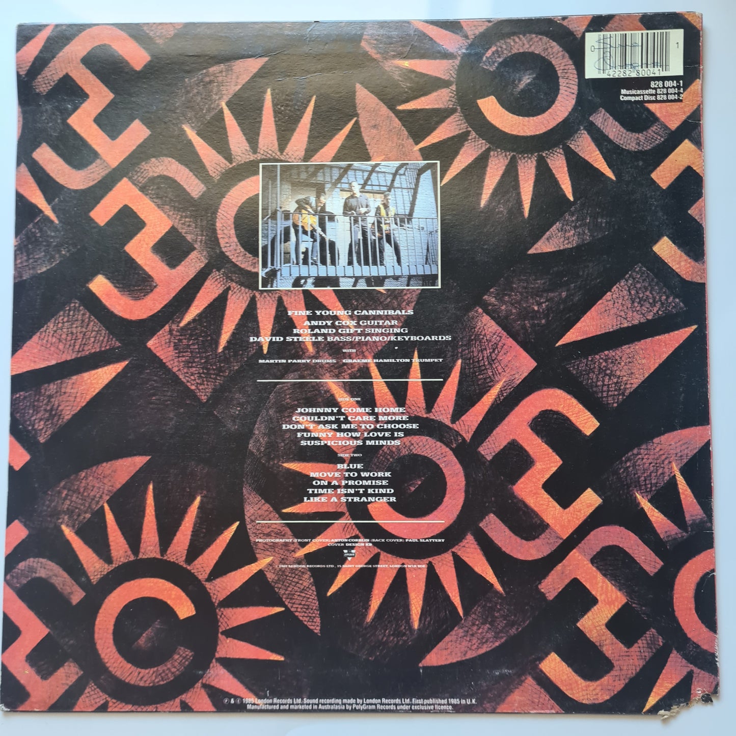 Fine Young Cannibals – Fine Young Cannibals - 1985 - Vinyl Record LP - Sound Hound Records