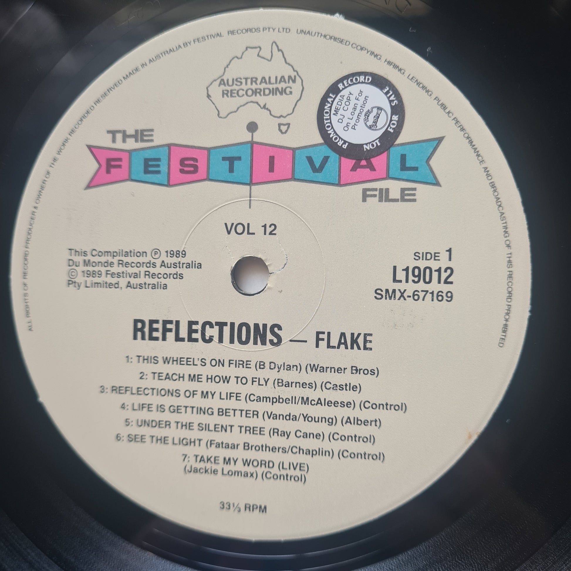 Flake – Festival File: Vol 13: Reflections - 1990 - Vinyl Record LP - Sound Hound Records