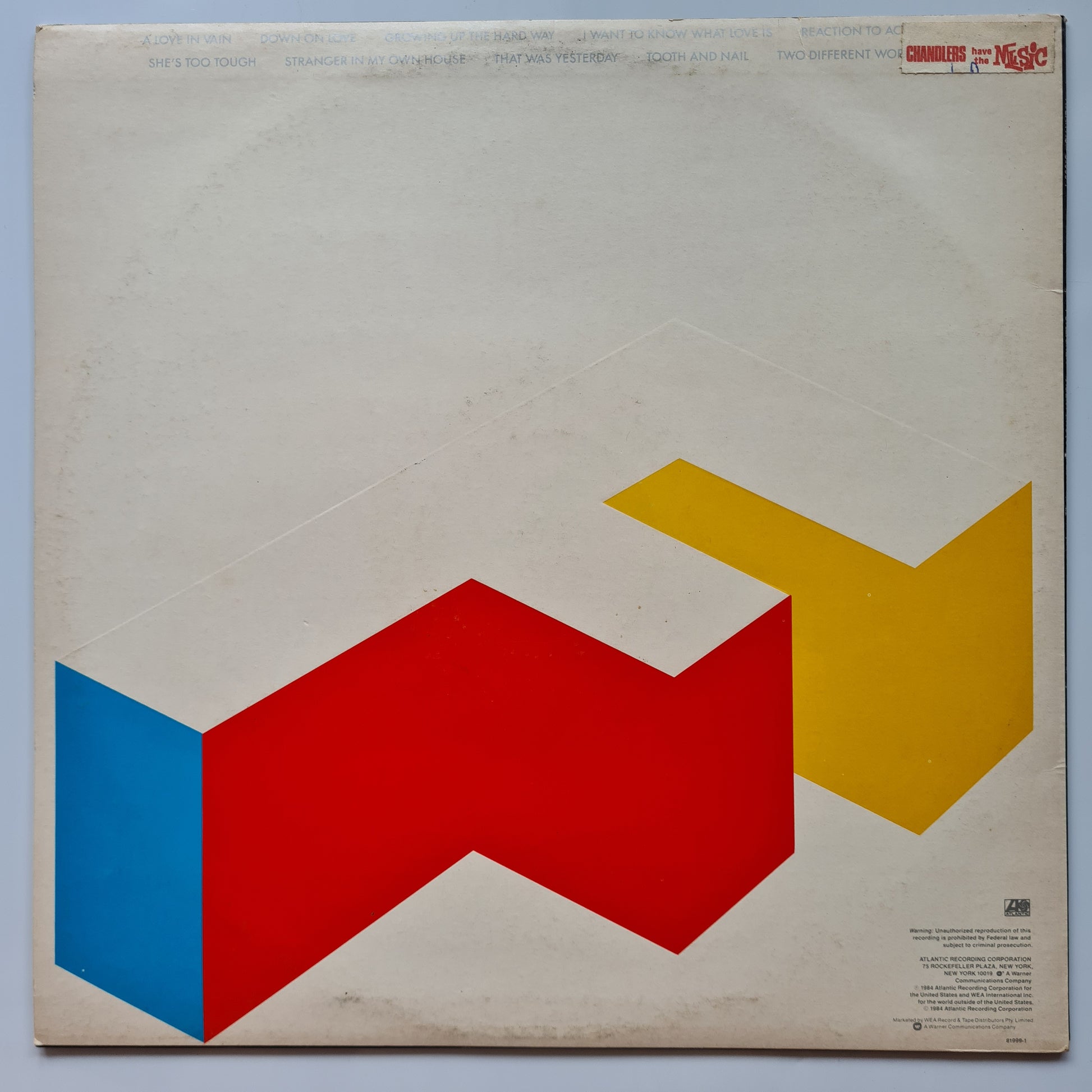 Foreigner – Agent Provocateur - 1984 - Vinyl Record LP (near mint) - Sound Hound Records