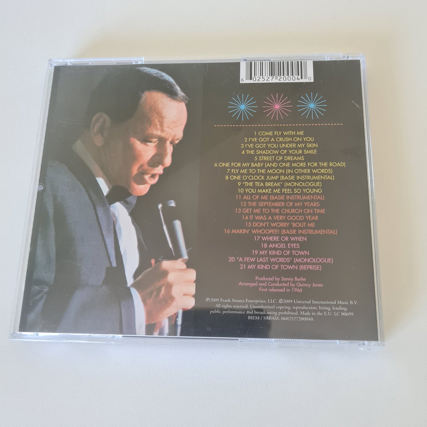 Frank Sinatra - Sinatra At The Sands - 2009 - CD - Compact Disc - Sound Hound Records