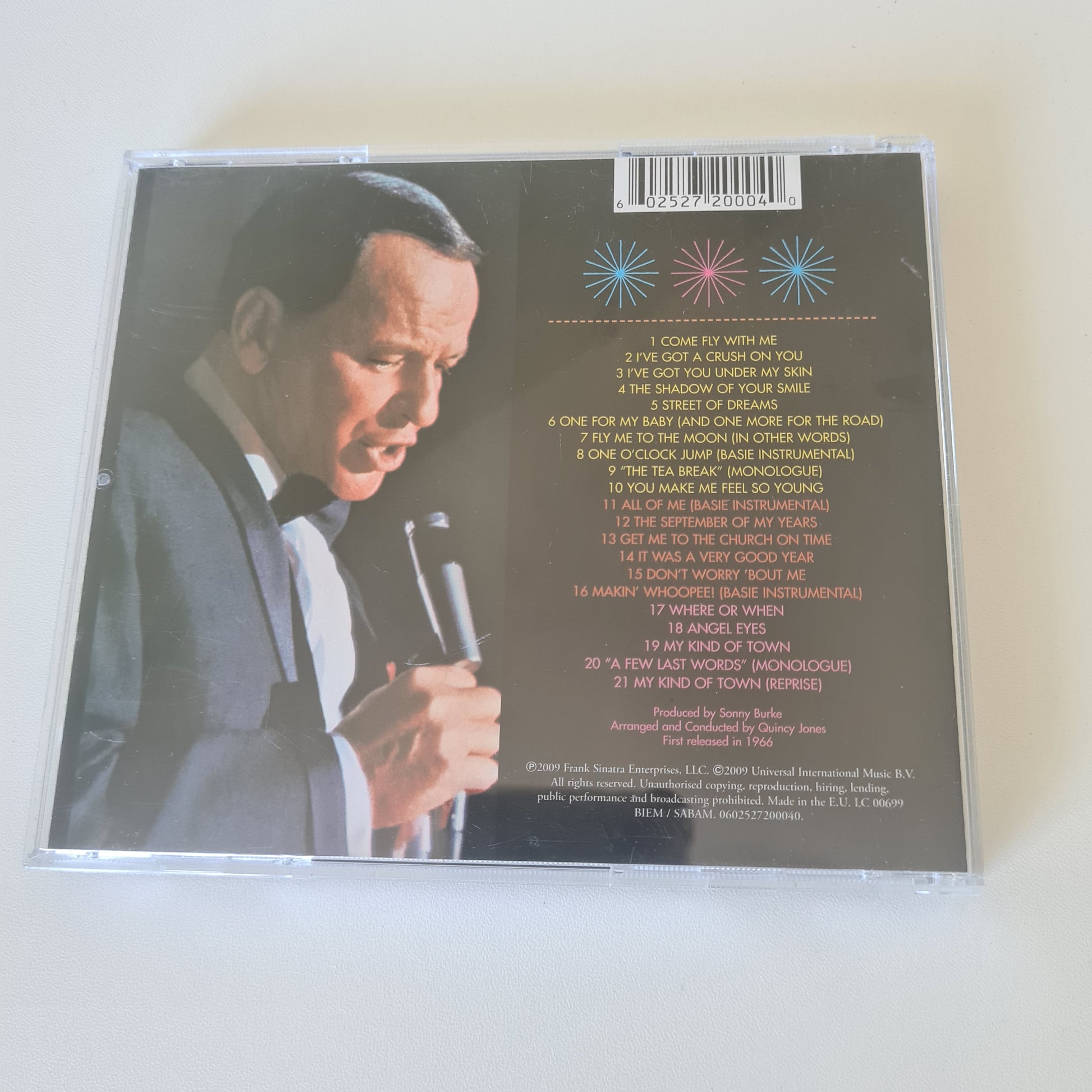 Frank Sinatra - Sinatra At The Sands - 2009 - CD - Compact Disc - Sound Hound Records
