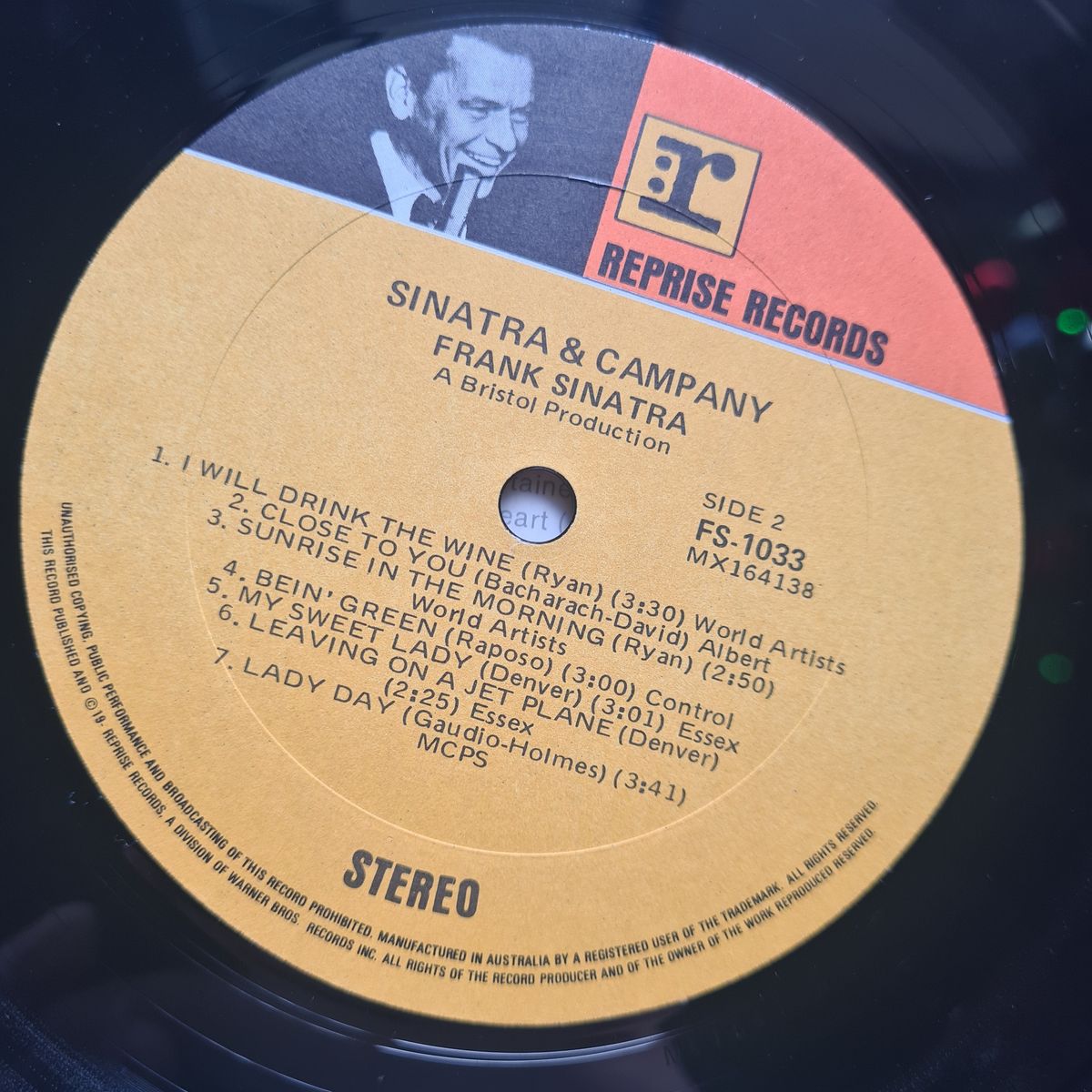 Frank Sinatra & Antonio Carlos Jobim – Sinatra & Company - 1971 - Vinyl Record LP 🇧🇷