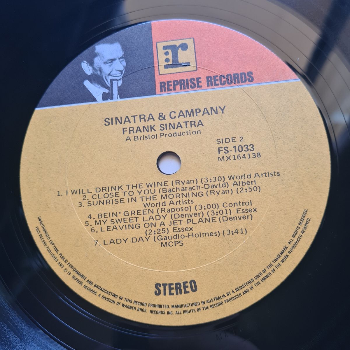 Frank Sinatra & Antonio Carlos Jobim – Sinatra & Company - 1971 - Vinyl Record LP 🇧🇷