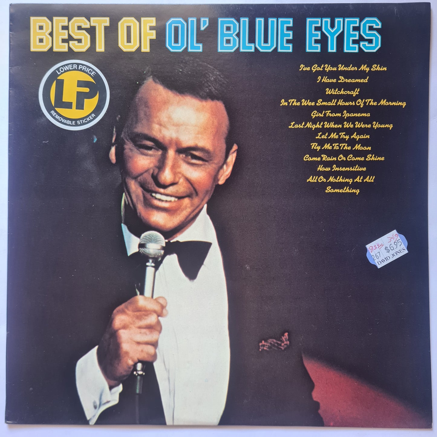 Frank Sinatra – Best Of Ol' Blue Eyes - 1975 - Vinyl Record LP (near mint) - Sound Hound Records