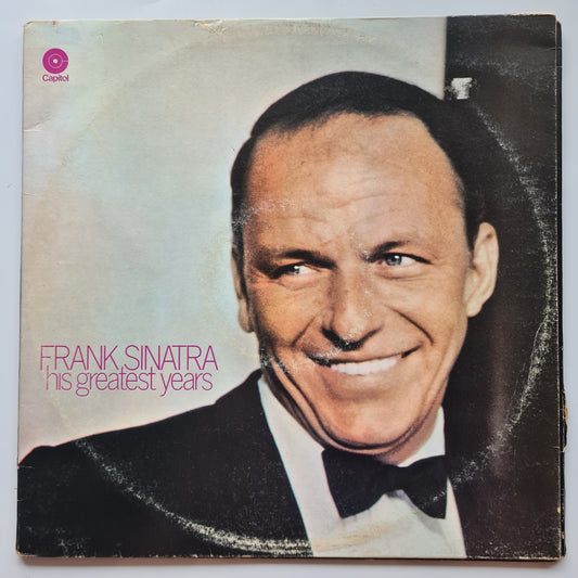 Frank Sinatra – His Greatest Years - 1962 - Vinyl Record 3LP - Sound Hound Records