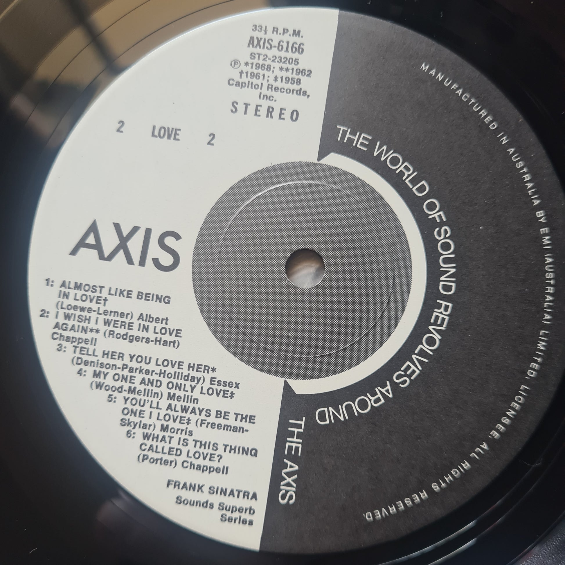 Frank Sinatra – Love - 1973 - Vinyl Record LP (near mint) - Sound Hound Records