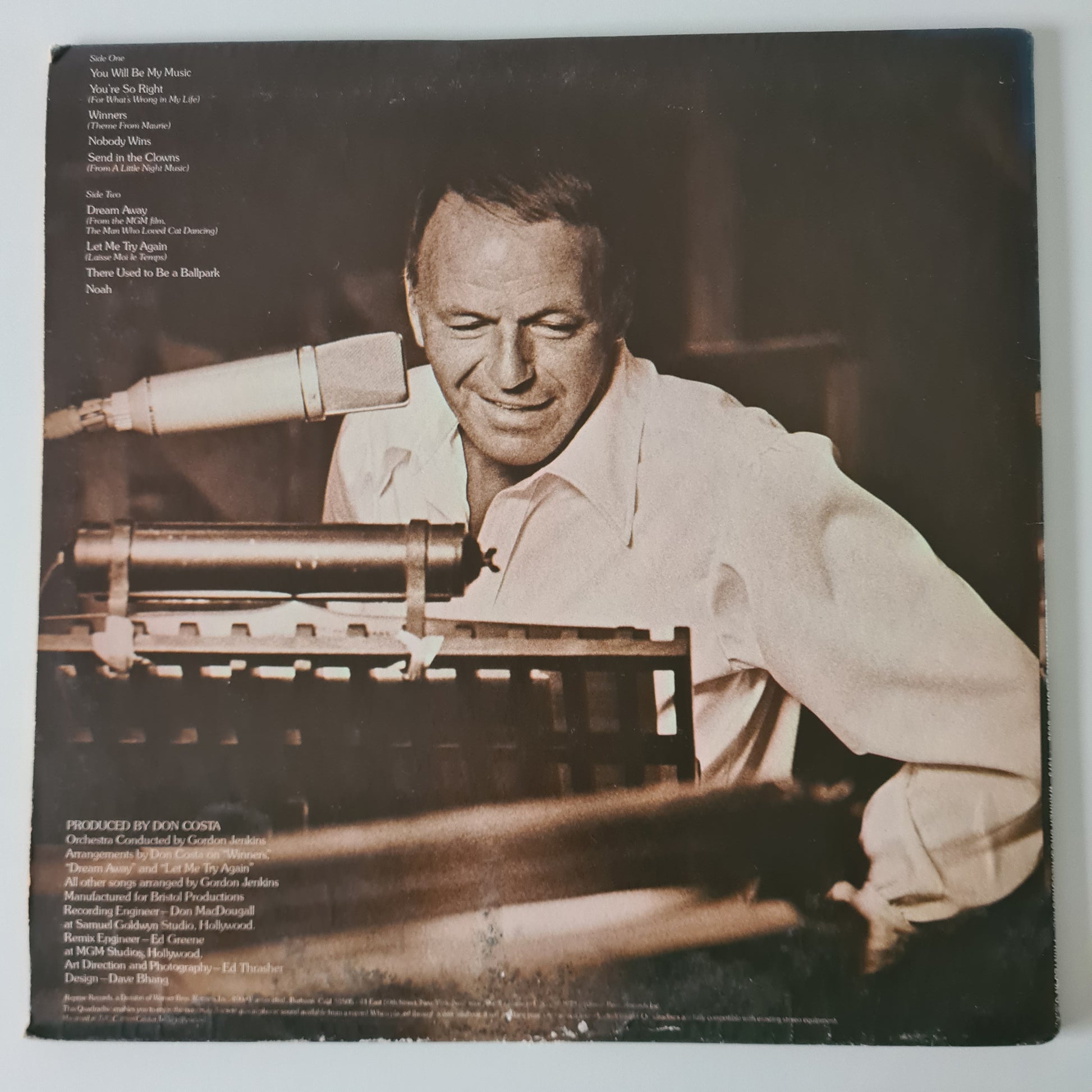 Frank Sinatra – Ol' Blue Eyes Is Back - 1973 - Vinyl Record LP - Sound Hound Records