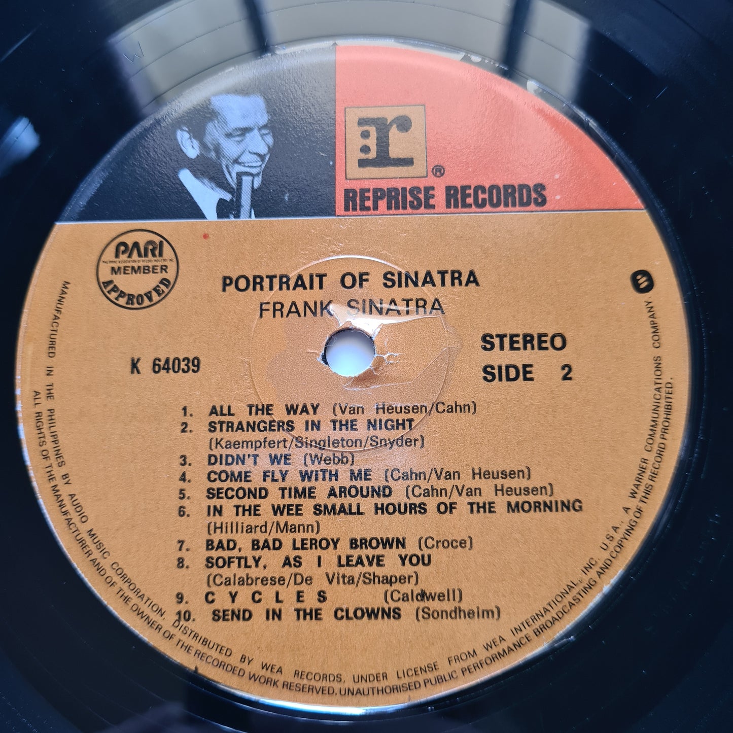 Frank Sinatra – Portrait Of Sinatra: Forty Songs From The Life Of A Man - 1977 - Vinyl Record 2LP - Sound Hound Records