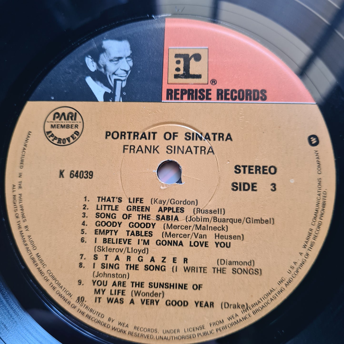 Frank Sinatra – Portrait Of Sinatra: Forty Songs From The Life Of A Man - 1977 - Vinyl Record 2LP - Sound Hound Records