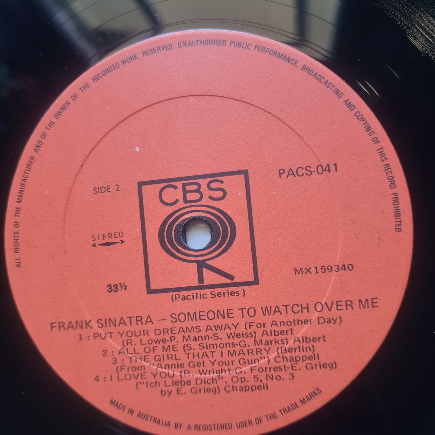 Frank Sinatra – Someone To Watch Over Me - 1968 - Vinyl Record LP (near mint) - Sound Hound Records