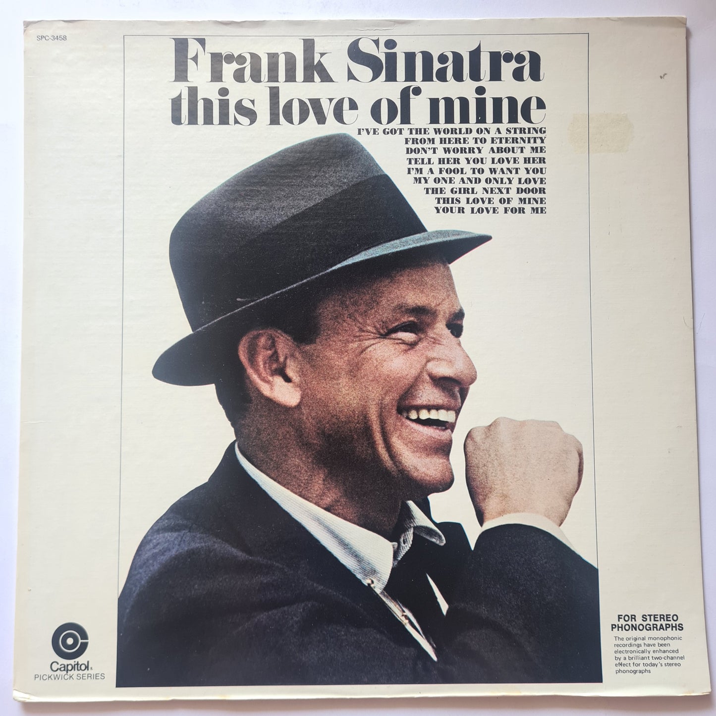 Frank Sinatra – This Love Of Mine - 1969 - Vinyl Record LP (near mint) - Sound Hound Records