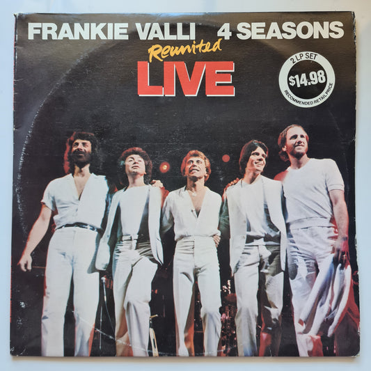 Frankie Valli & The Four Seasons – Reunited Live - 1980 - Vinyl Record 2LP (near mint) - Sound Hound Records